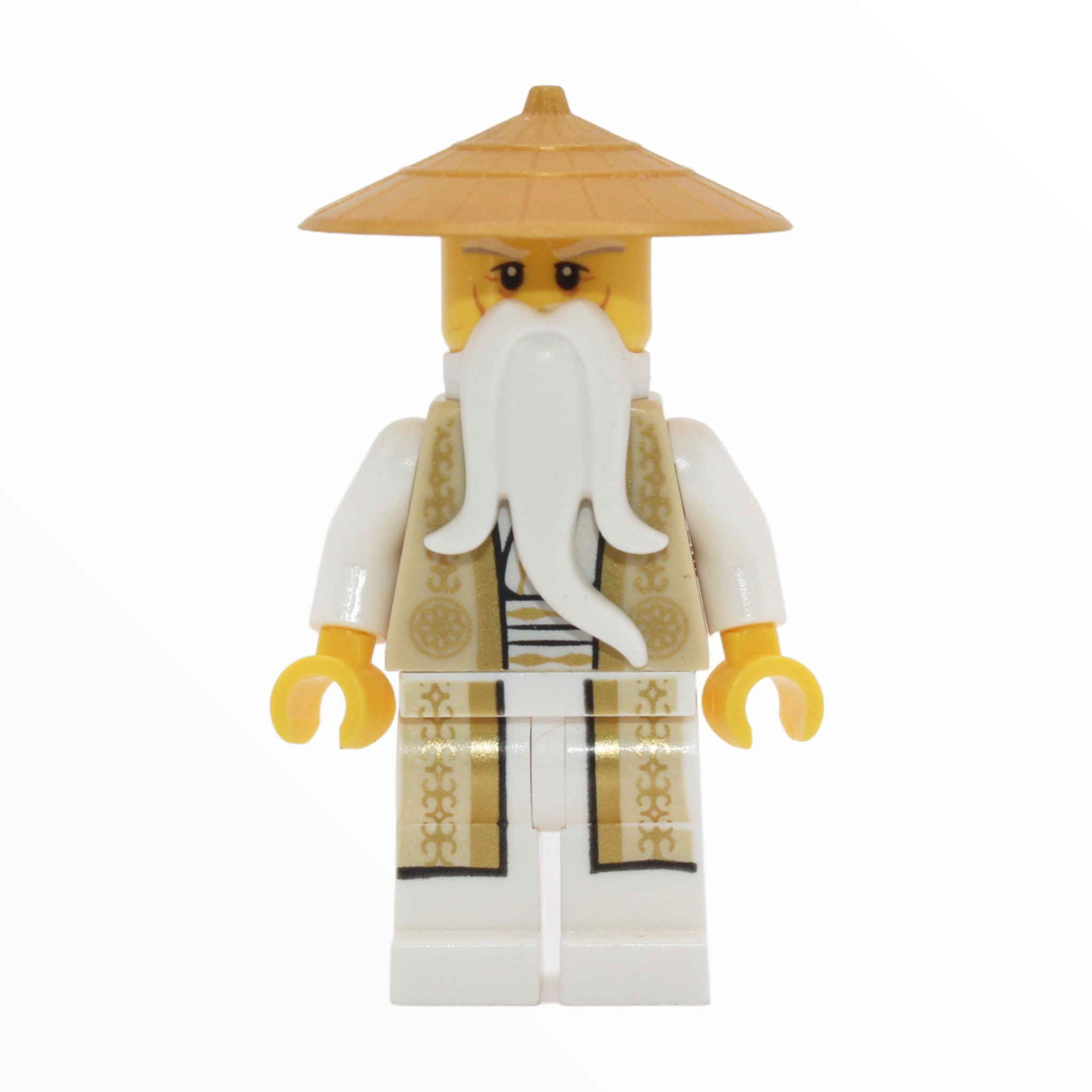 Sensei Wu (gold and tan robes)