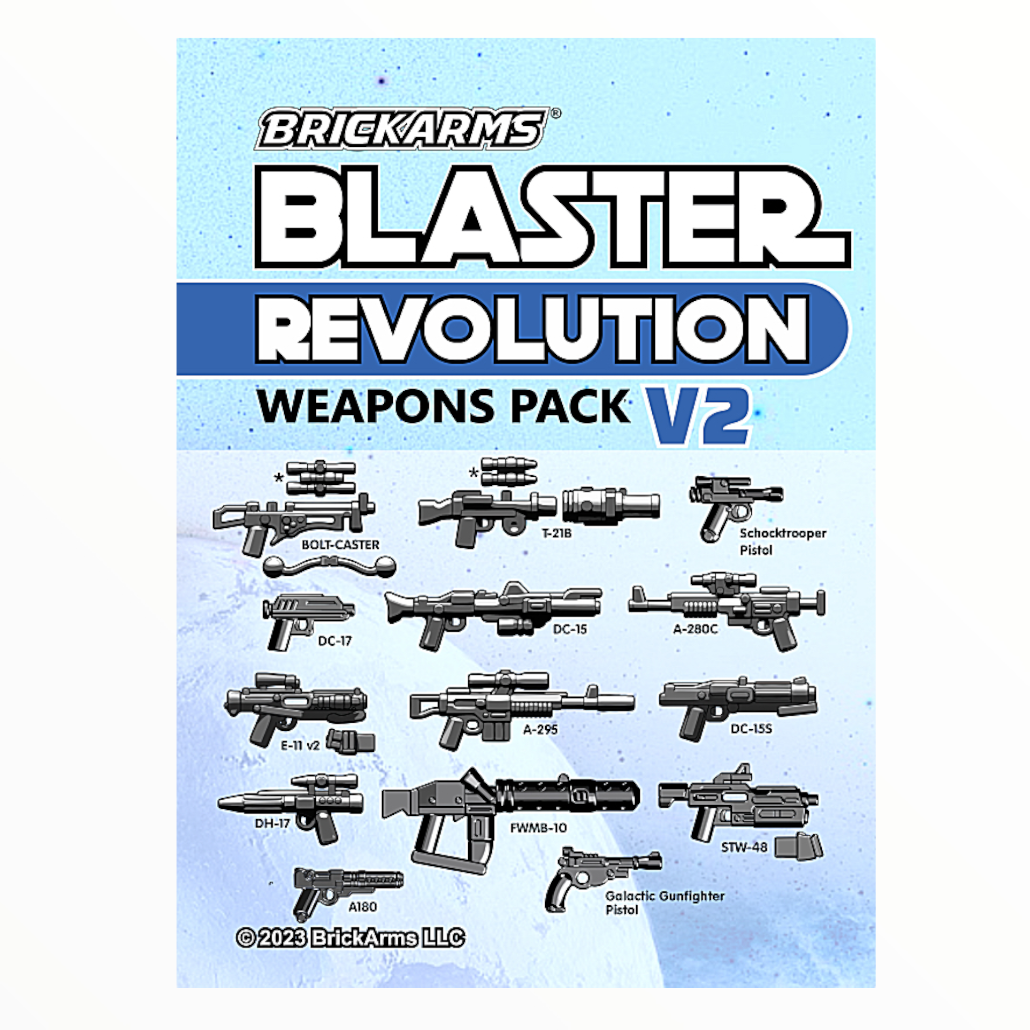 BrickArms Blaster Weapons Pack - Revolution V2