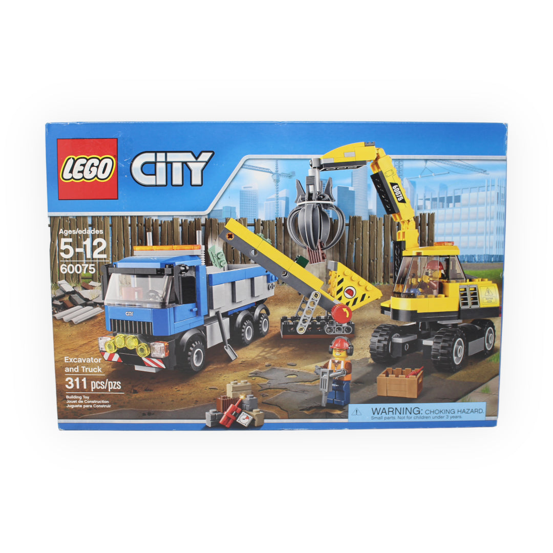 Retired Set 60075 City Excavator and Truck
