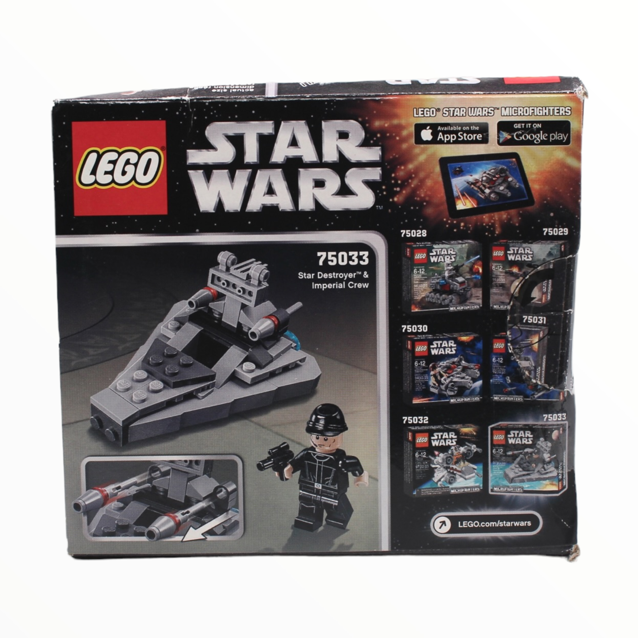 Certified Used Set 75033 Star Wars Star Destroyer Microfighter
