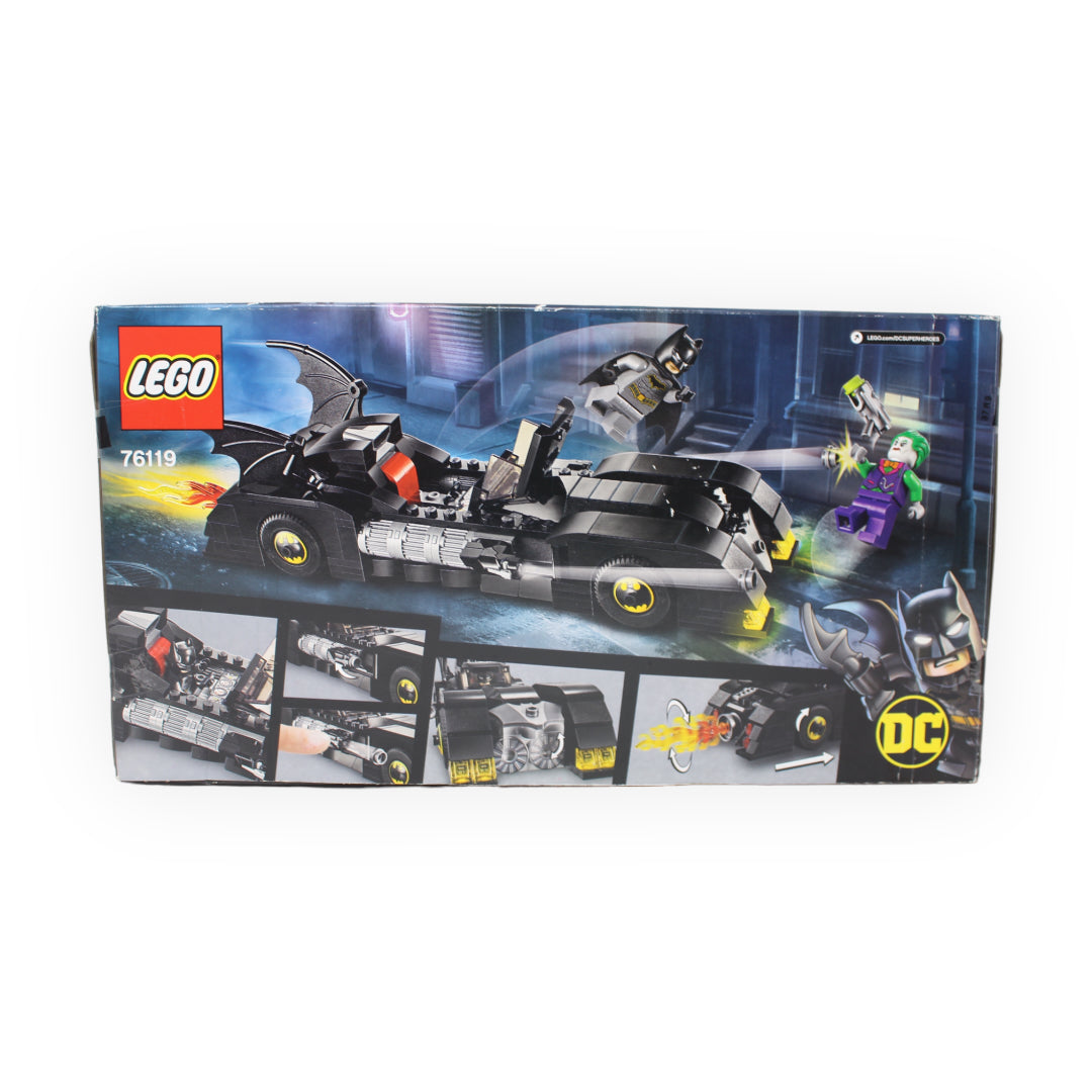 Retired Set 76119 DC Batmobile: Pursuit of the Joker (damaged box)