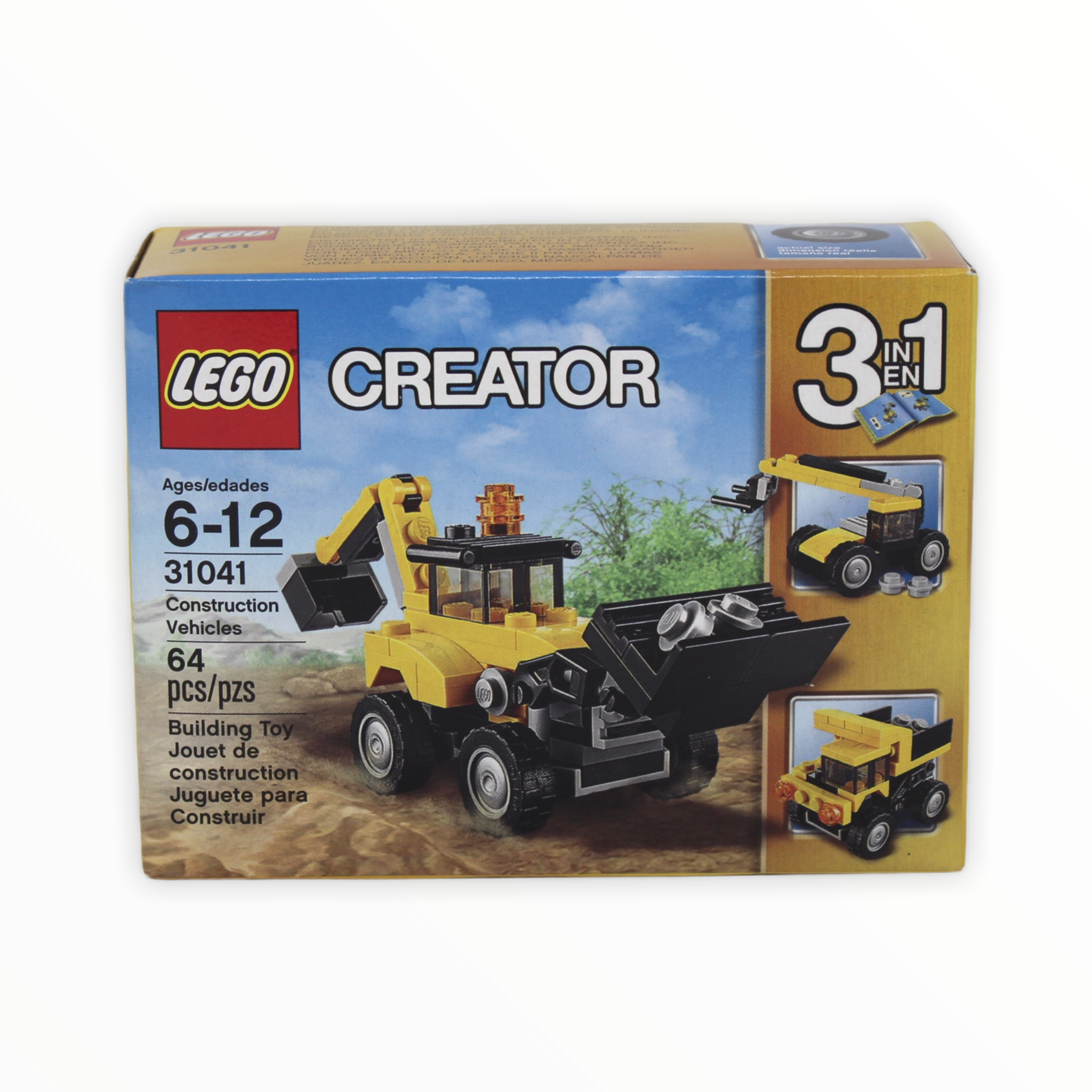 Retired Set 31041 Creator Construction Vehicles
