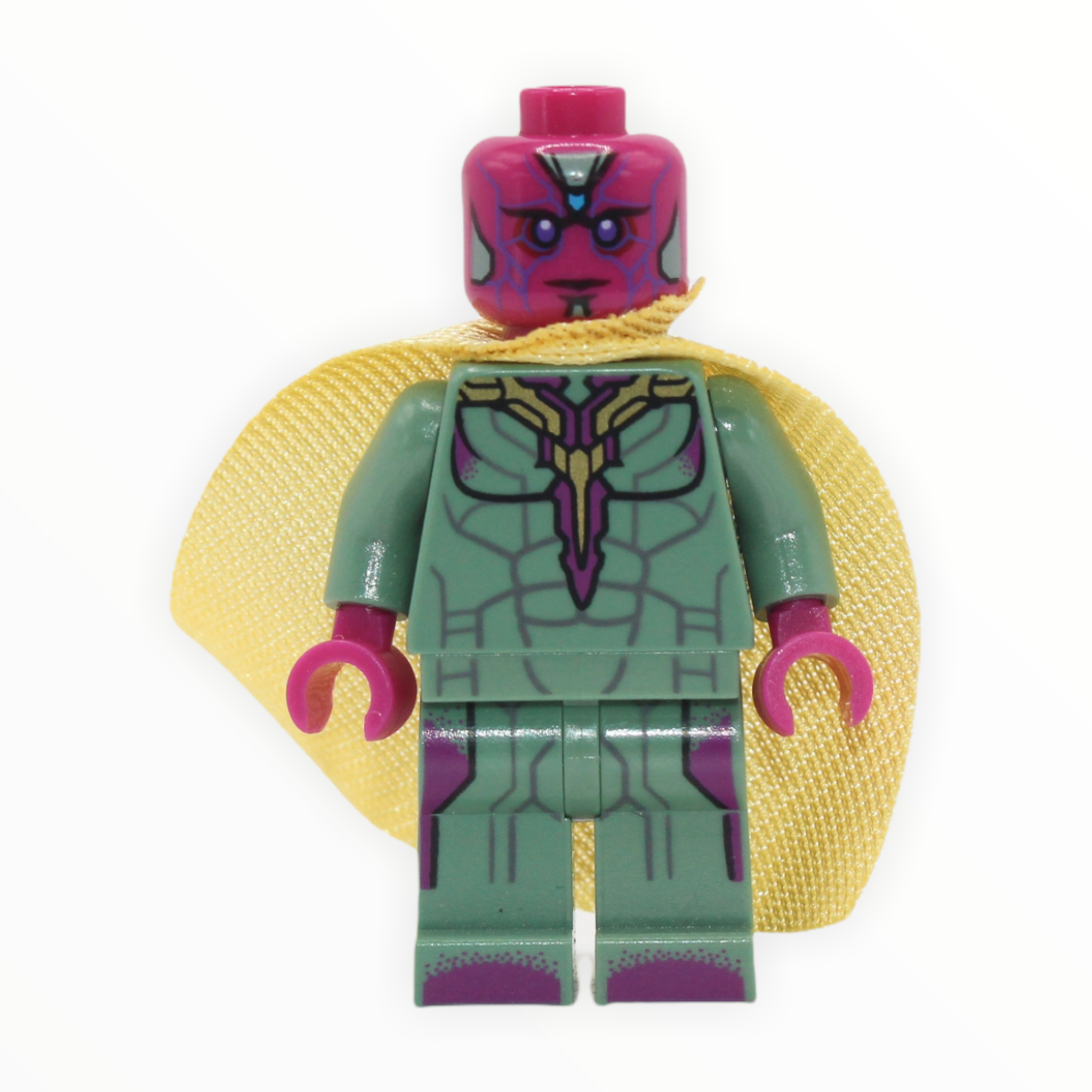 Vision (dark azure spot on forehead, Age of Ultron)