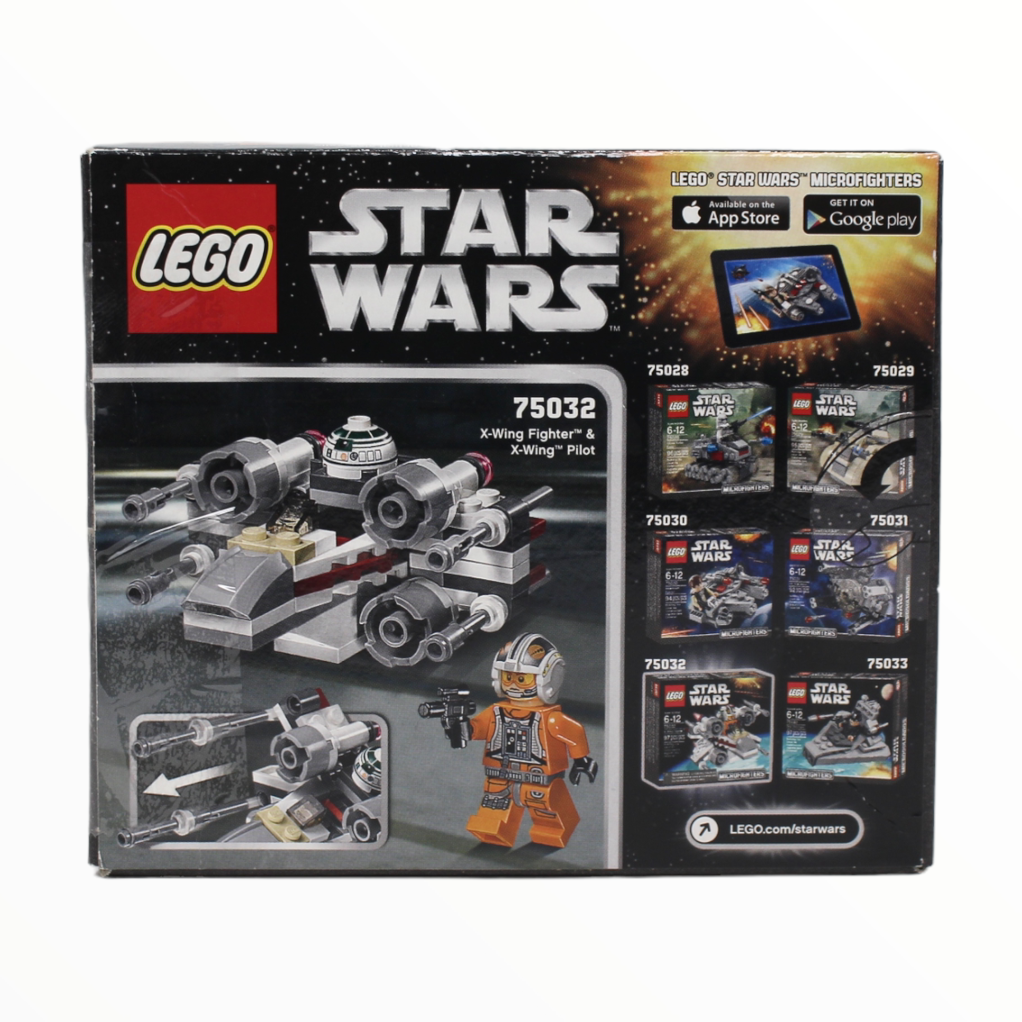 Certified Used Set 75032 Star Wars X-Wing Fighter Microfighter (2014)