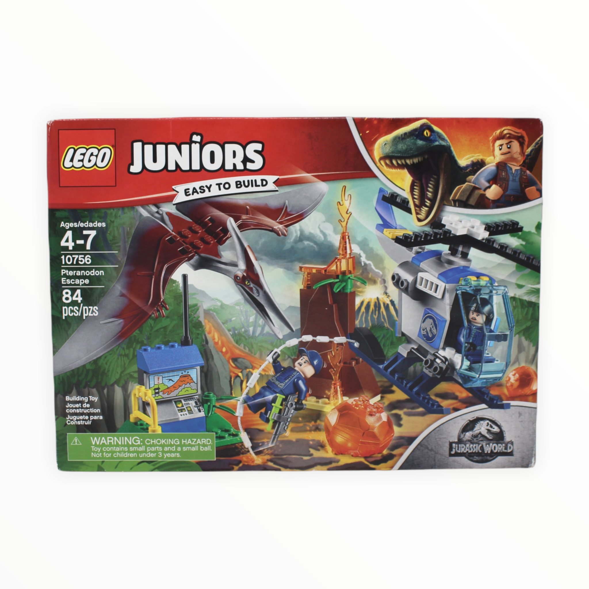 Retired Set 10756 Juniors Jurassic World Pteranodon Escape