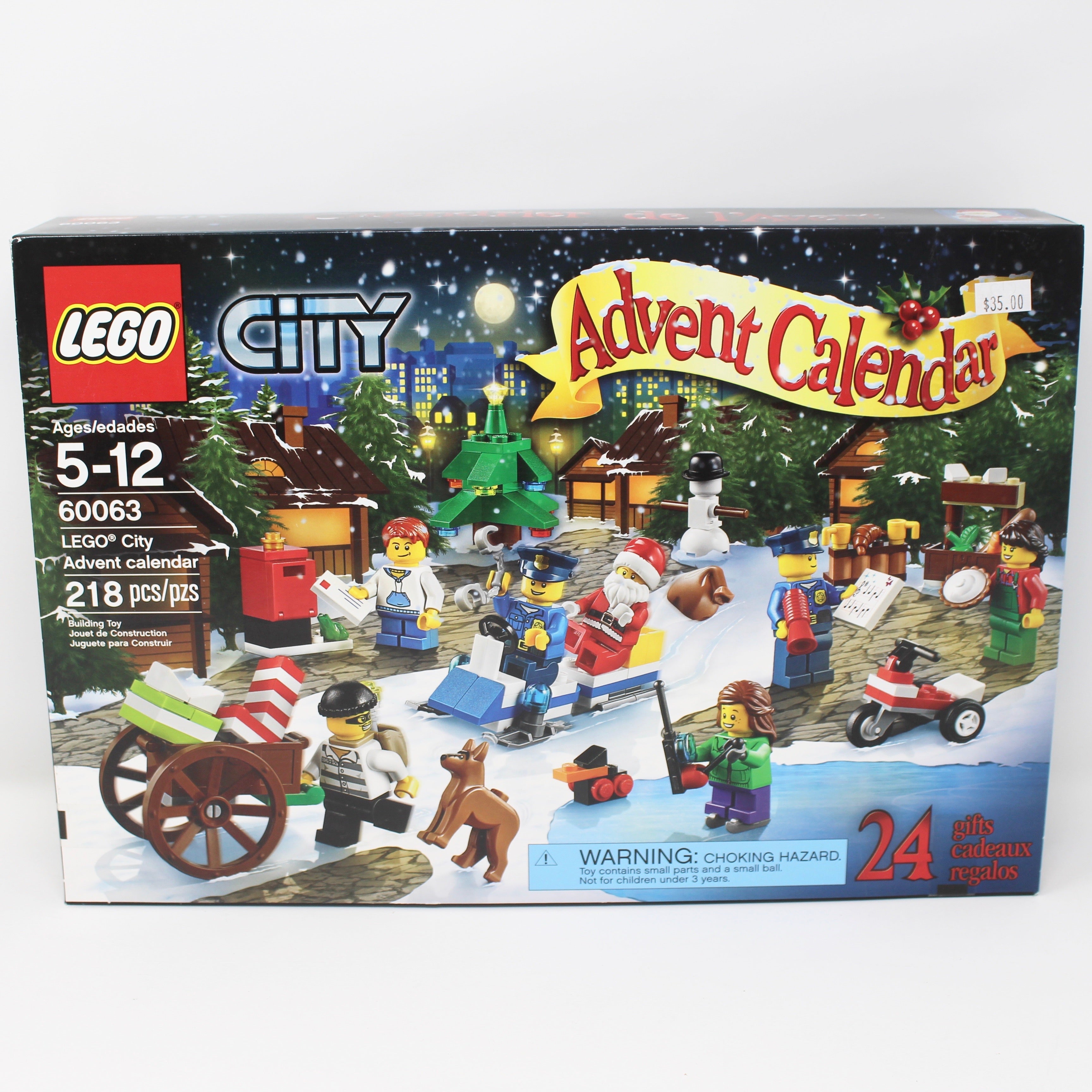 Retired Set 60063 LEGO City Advent calendar (2014)