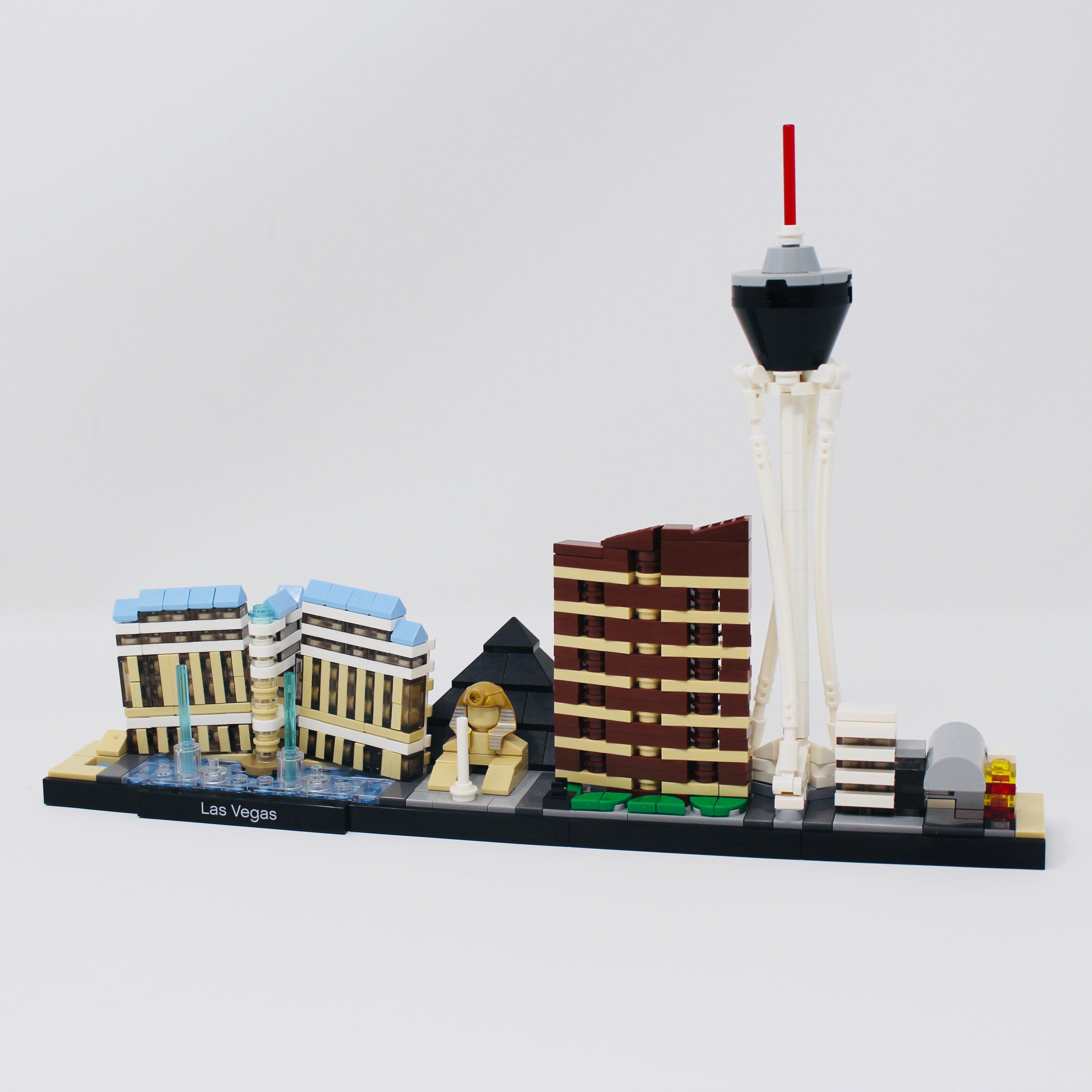 LEGO LAS VEGAS Skyline ARCHITECTURE SET (21047) 501 Pieces Complete Manual  Box 673419298551