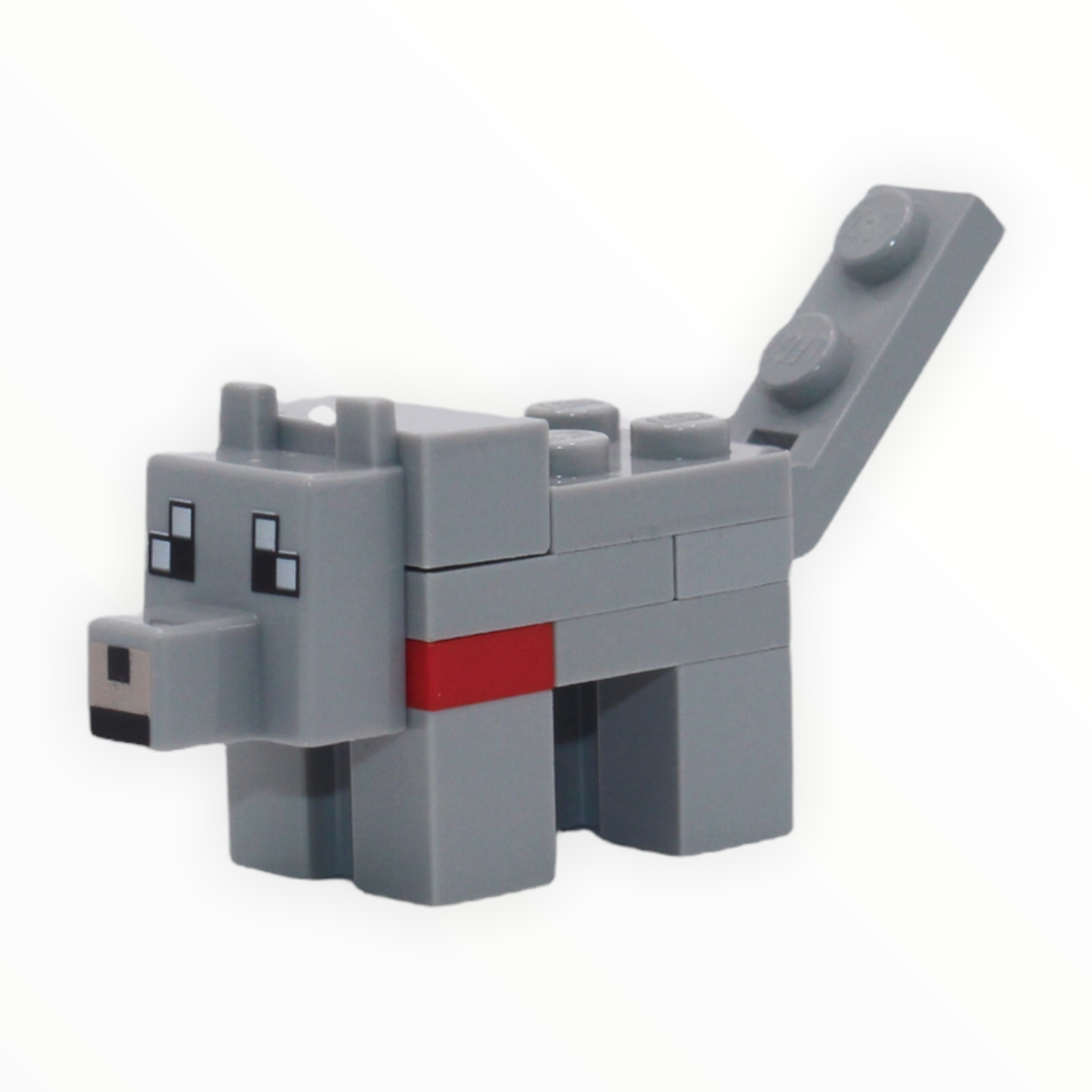 Minecraft Wolf (red collar)