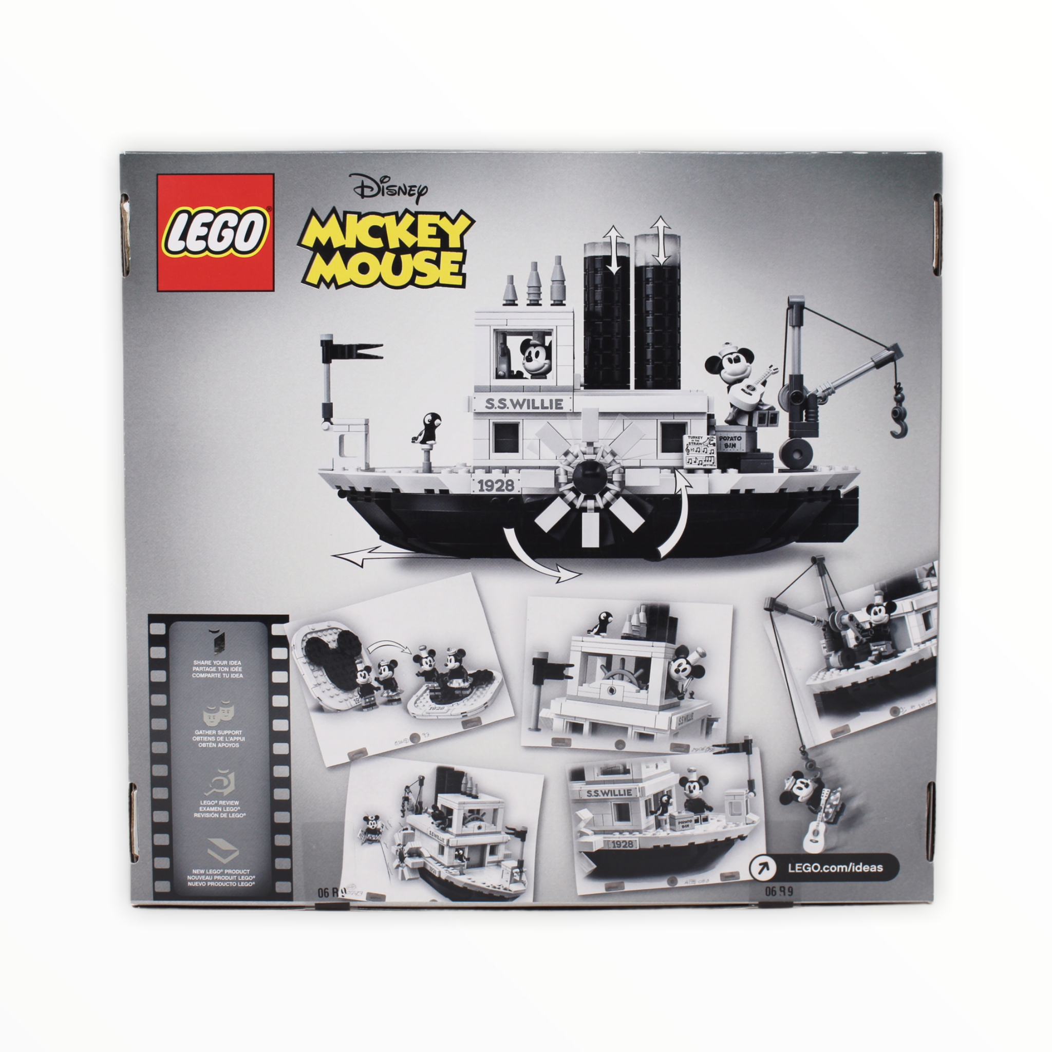 Retired Set 21317 LEGO Ideas Steamboat Willie