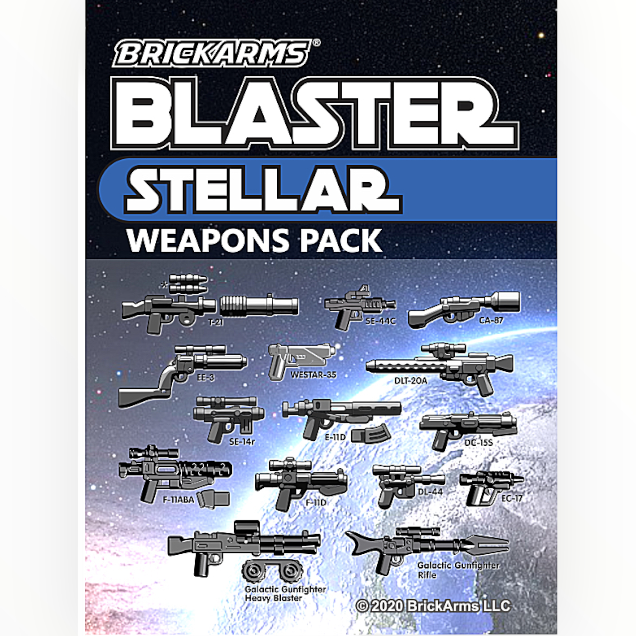 BrickArms Blaster Weapons Pack - Stellar