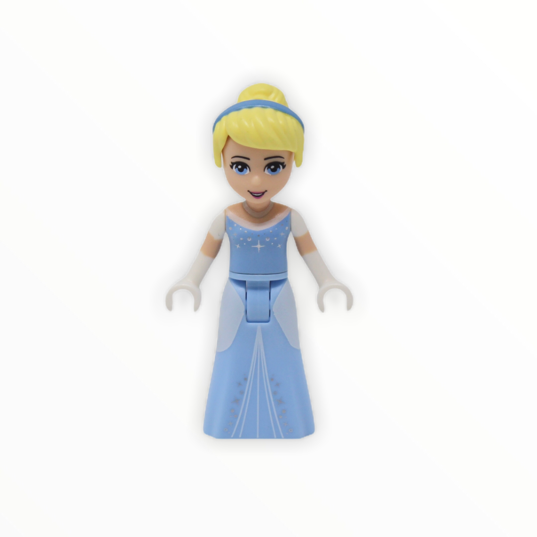 Cinderella (bright light blue dress, white gloves)