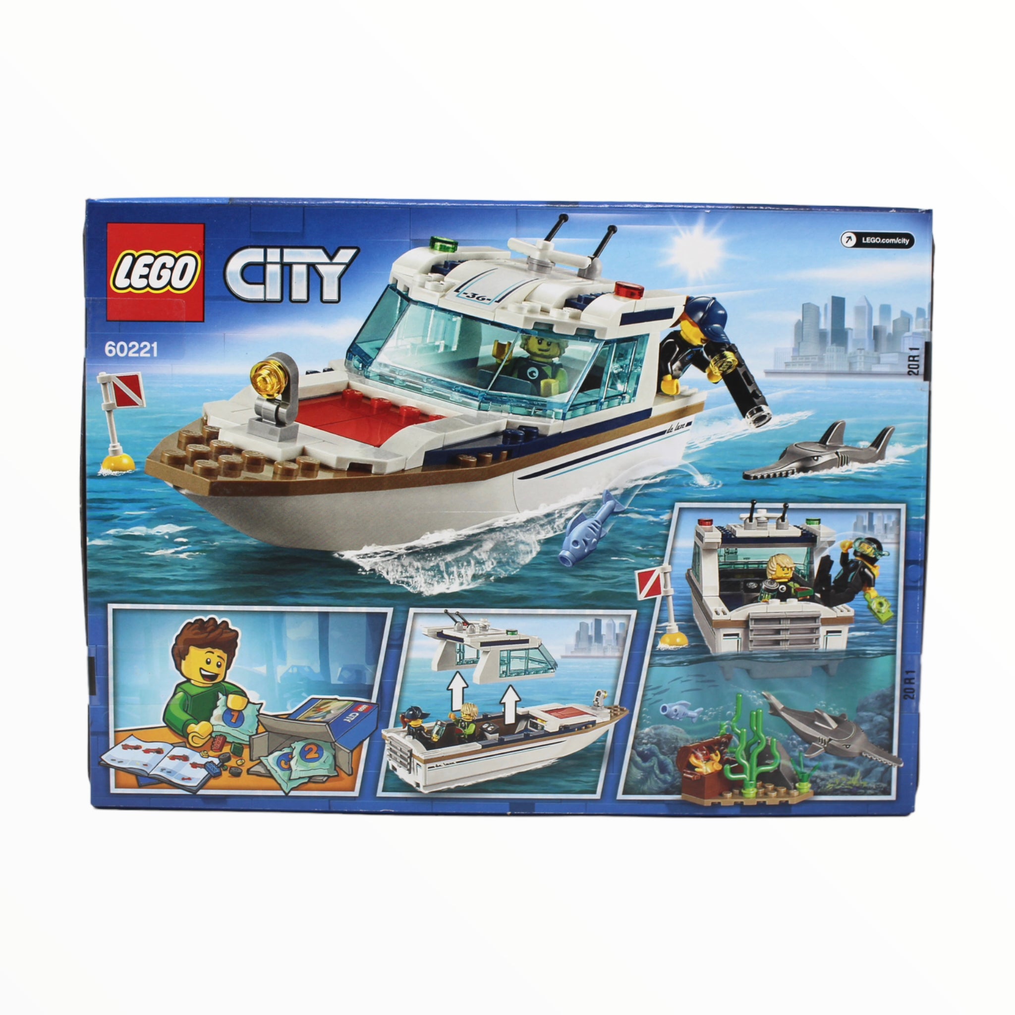 Retired Set 60221 City Diving Yacht