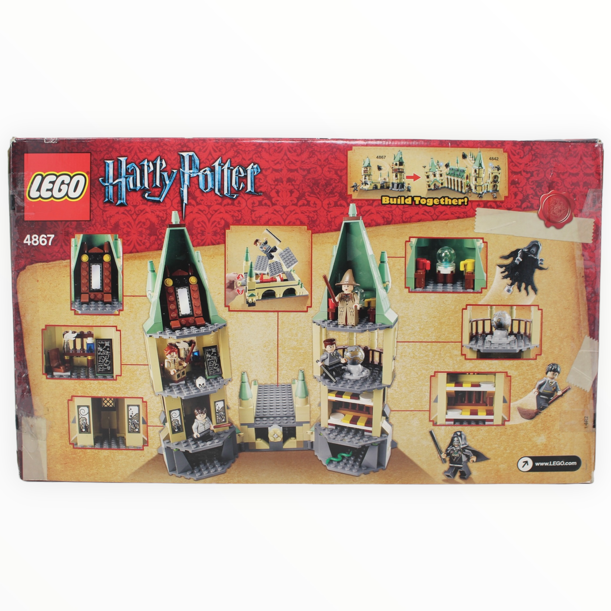 Certified Used Set 4867 Harry Potter Hogwarts 2011 open box with sea