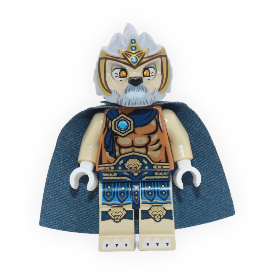 King Lagravis (dark blue cape)