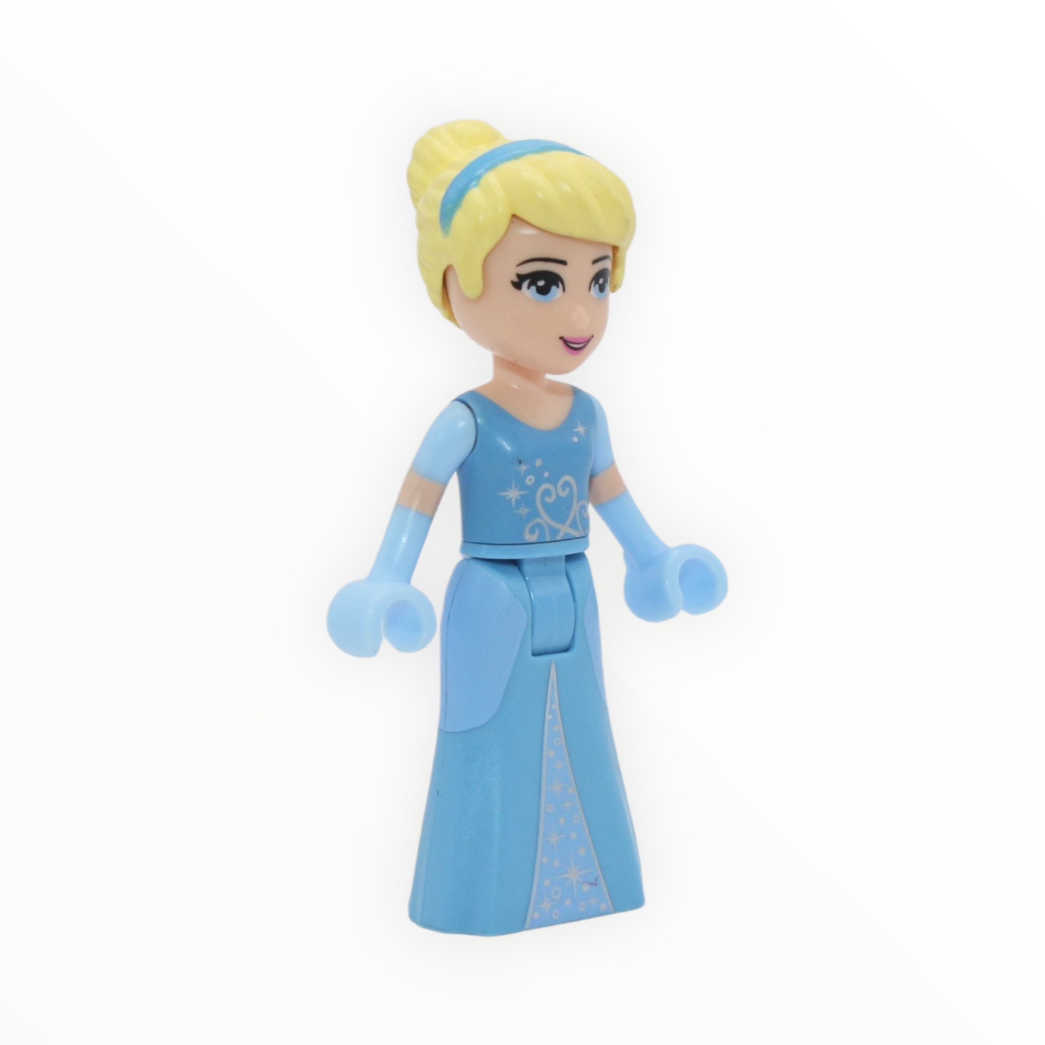 Cinderella (two-colored dress, long blue gloves)