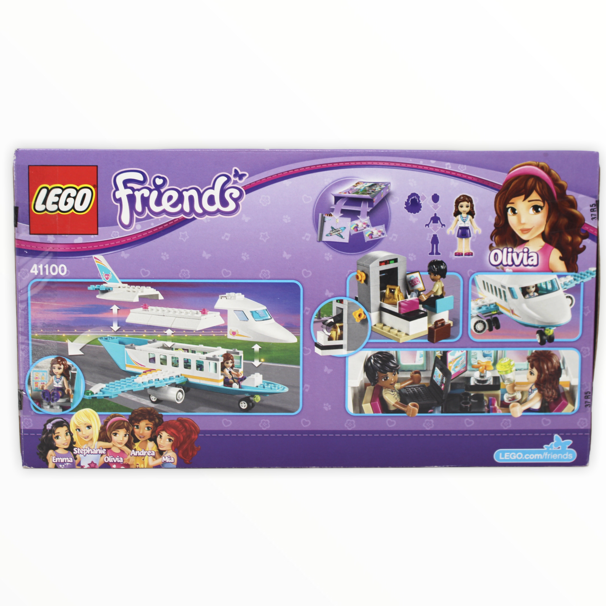 Certified Used Set 41100 Friends Heartlake Private Jet