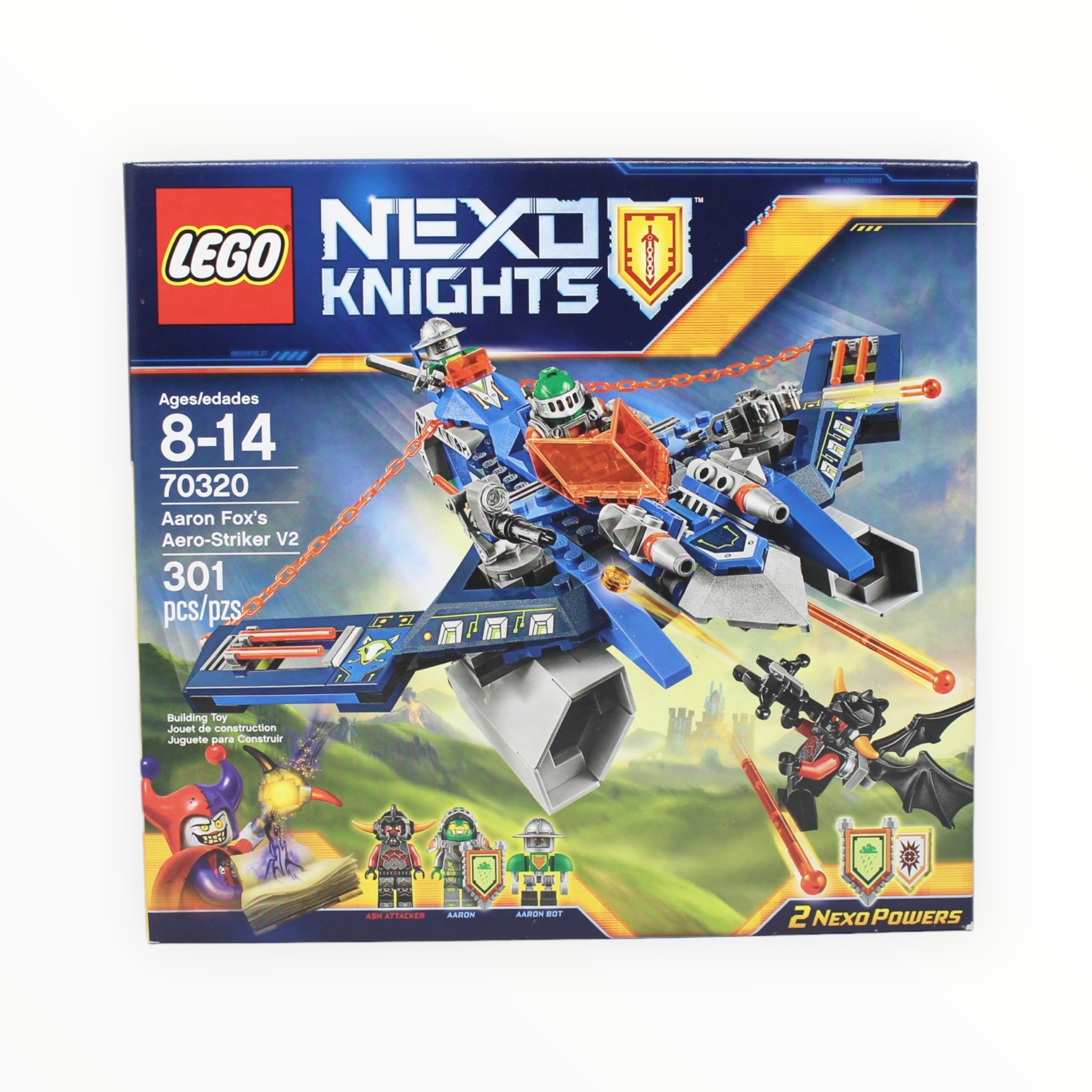 Certified Used Set 70320 Nexo Knights Aaron Fox’s Aero-Striker V2