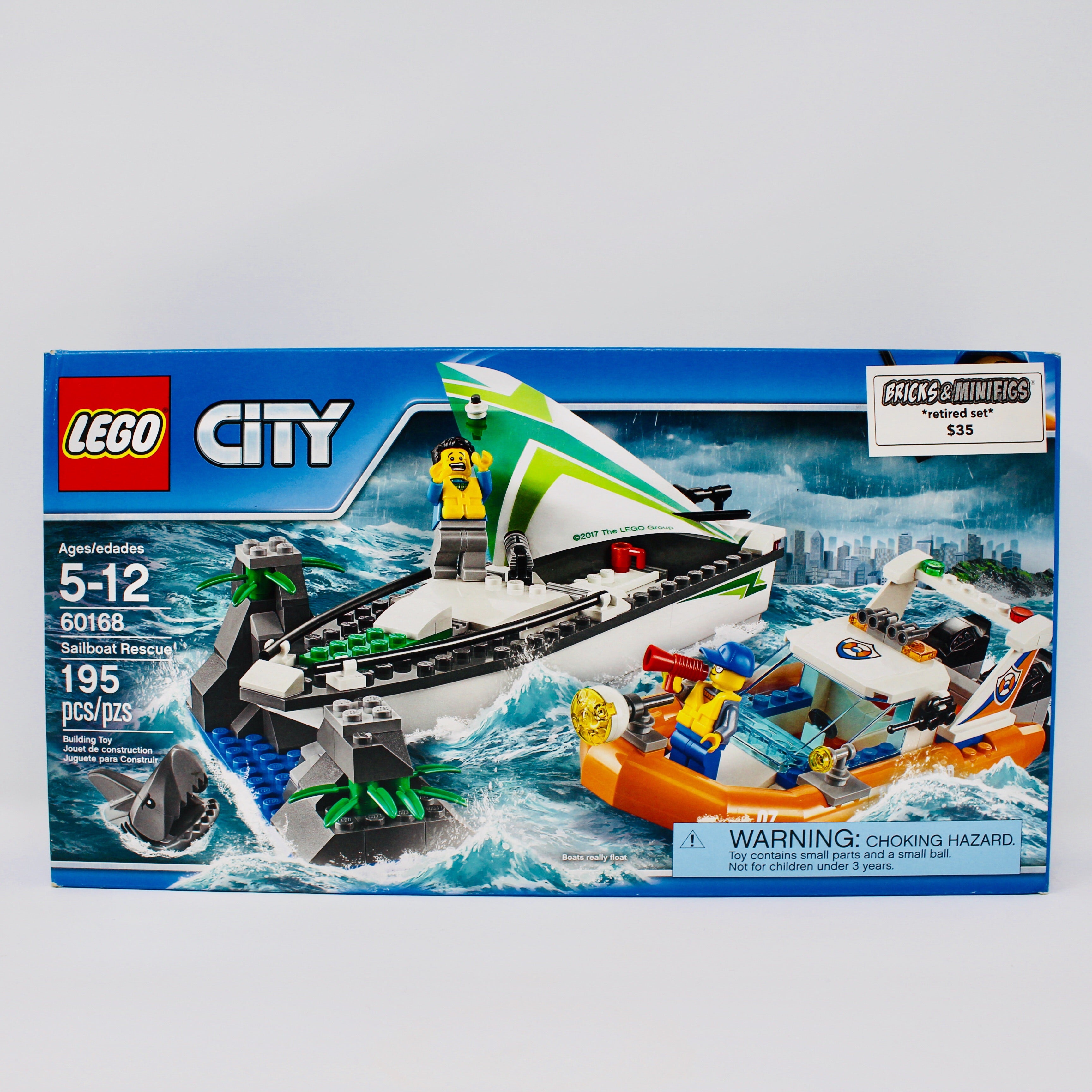 Retired Set 60168 City Sailboat Rescue