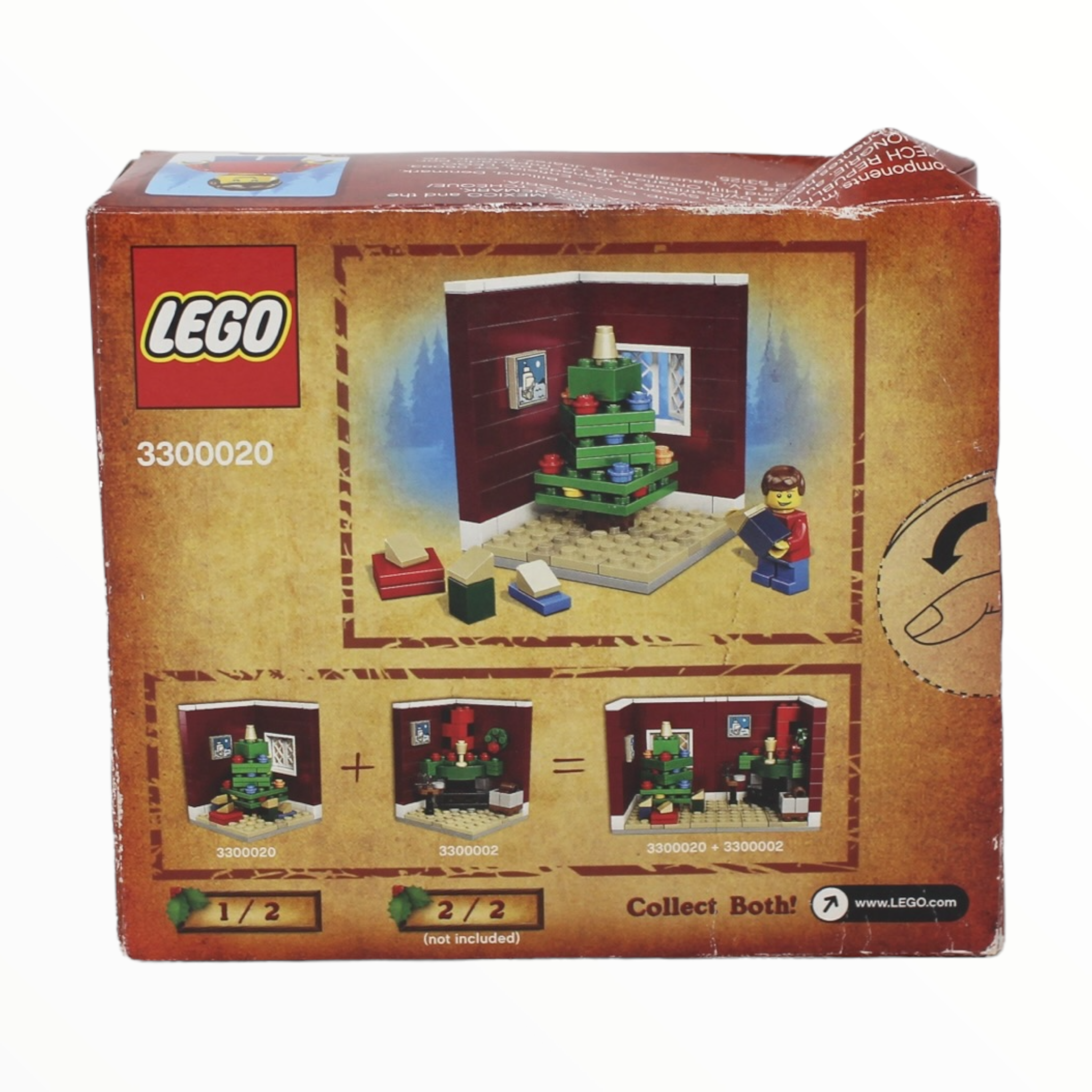 Retired Set 3300020 LEGO Christmas Tree Scene (Limited Edition 2011 Holiday Set (1 of 2) (damaged box)