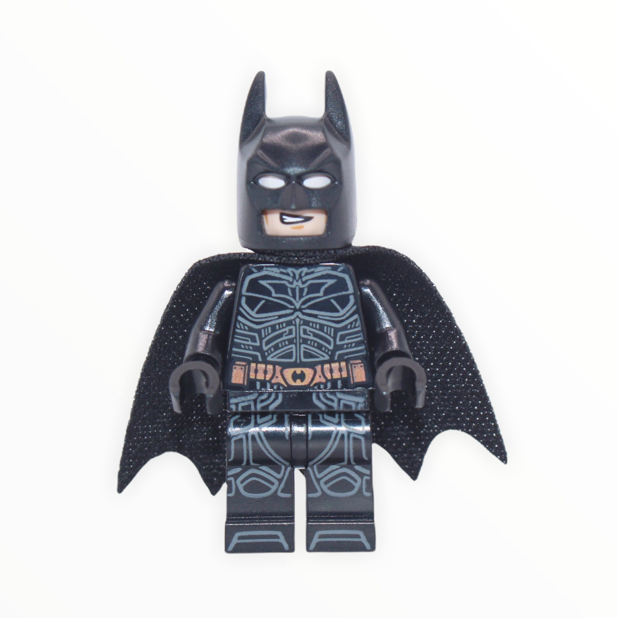 Batman (black suit, copper belt, printed legs, 2021)