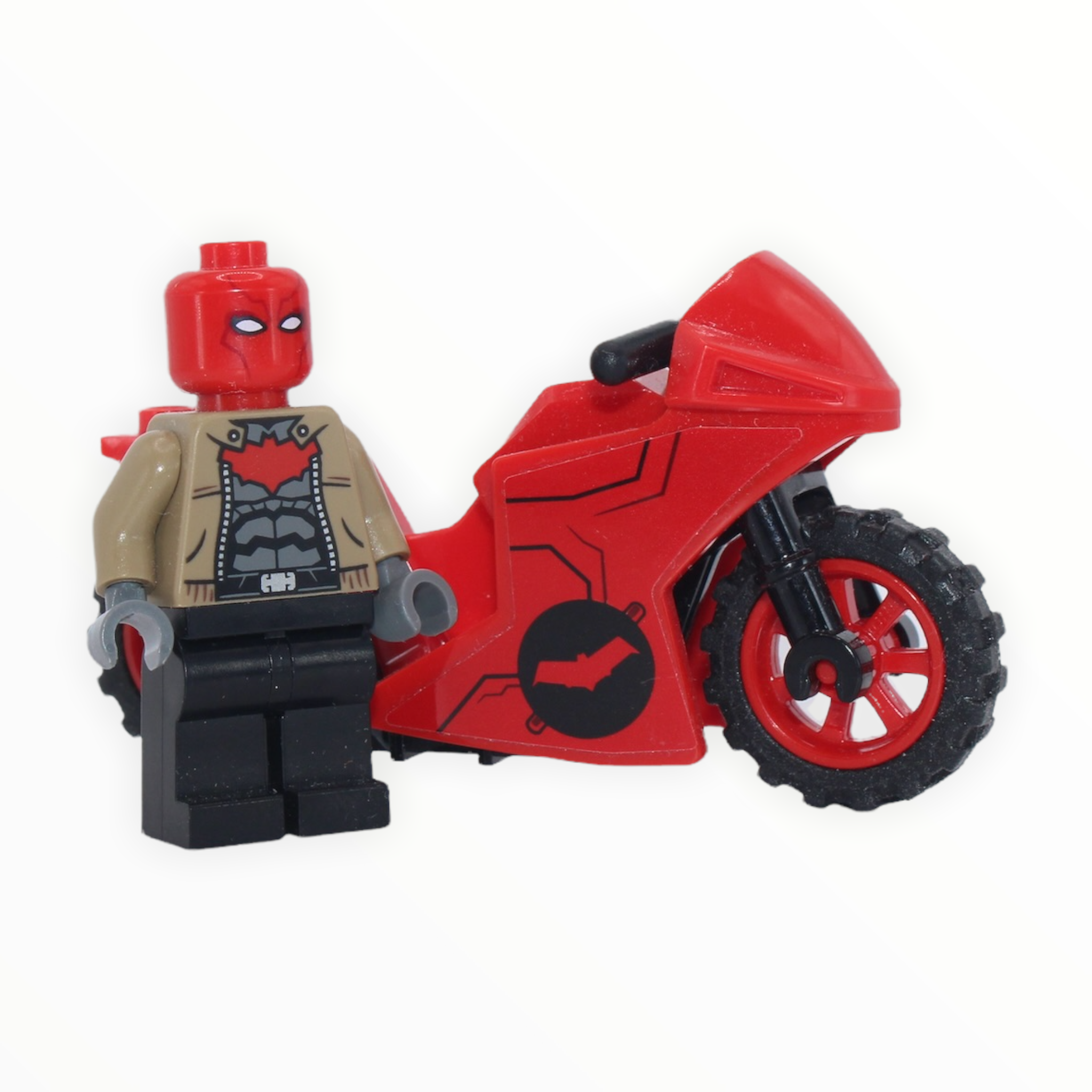 Red Hood with motorcycle (Jason Todd)