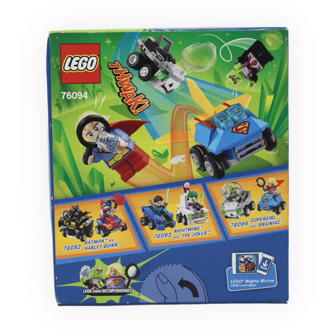 Retired Set 76094 DC Super Heroes Mighty Micros: Supergirl vs. Brainiac