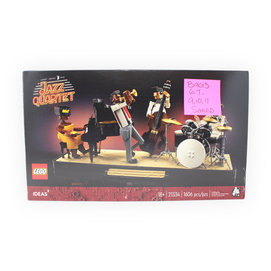 Certified Used Set 21334 LEGO Ideas Jazz Quartet (some bags opened, some bags sealed)