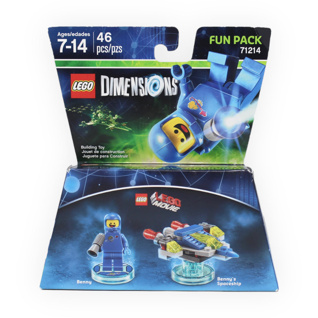 Retired Set 71214 Dimensions Fun Pack - The LEGO Movie Benny and Benny's Spaceship