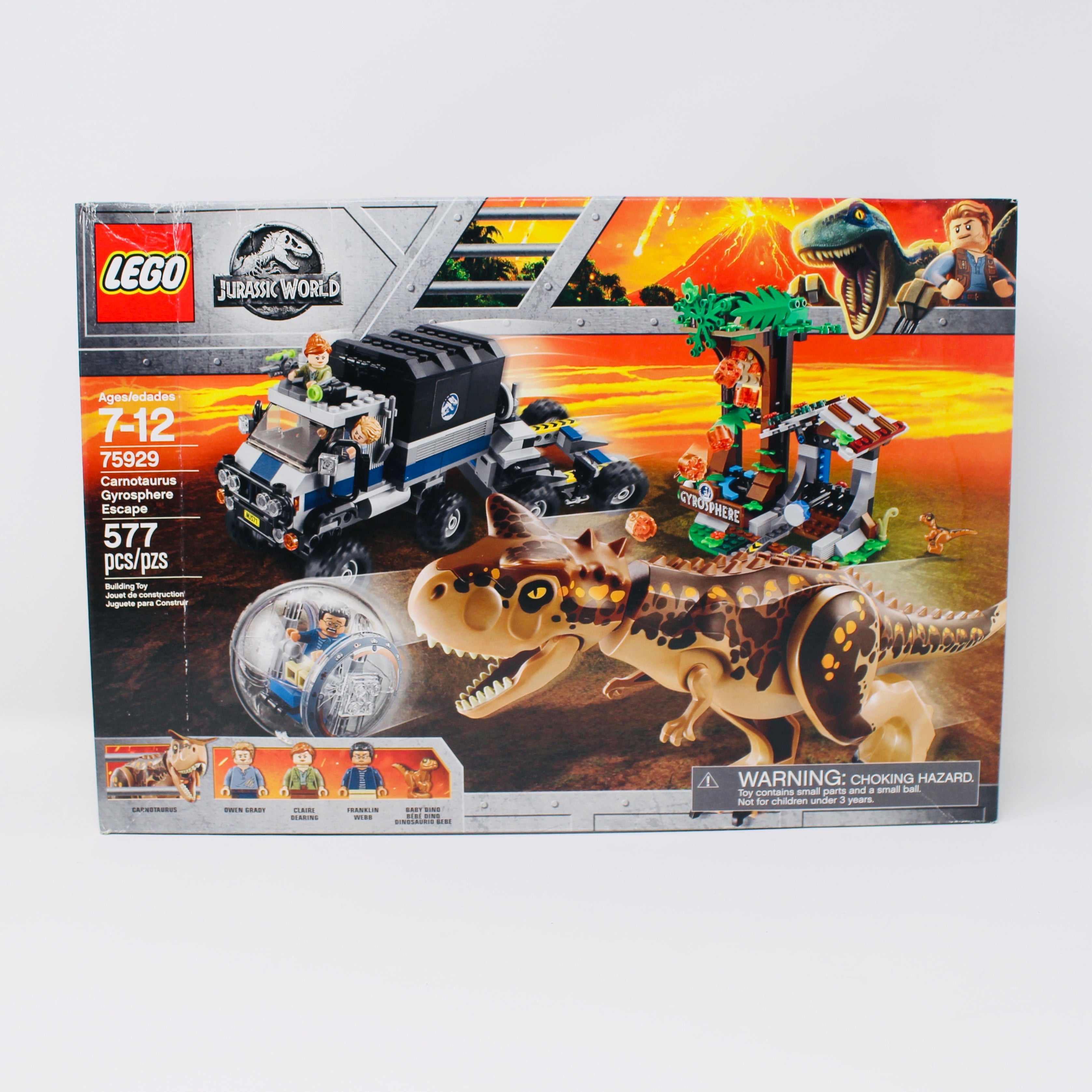 Retired Set 75929 Jurassic World Carnotaurus Gyrosphere Escape