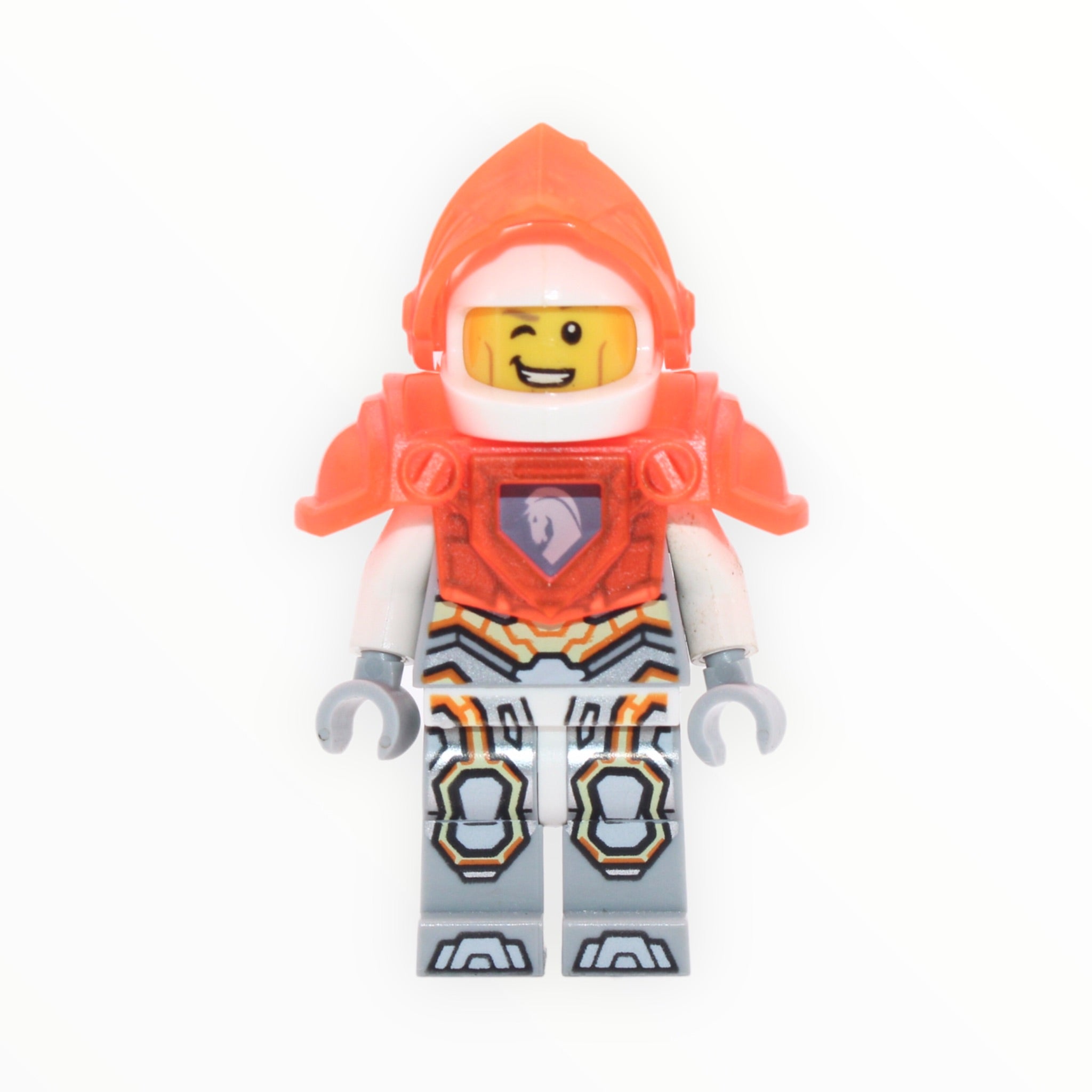 Lance (trans-neon orange visor and armor)