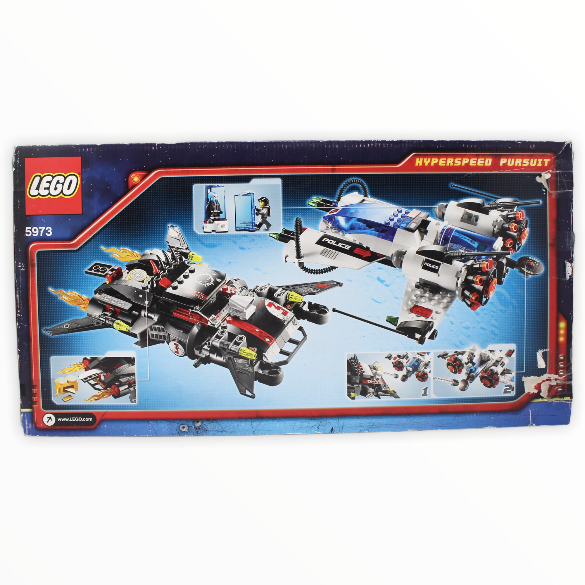 Certified Used Set 5973 Space Police Hyperspeed Pursuit