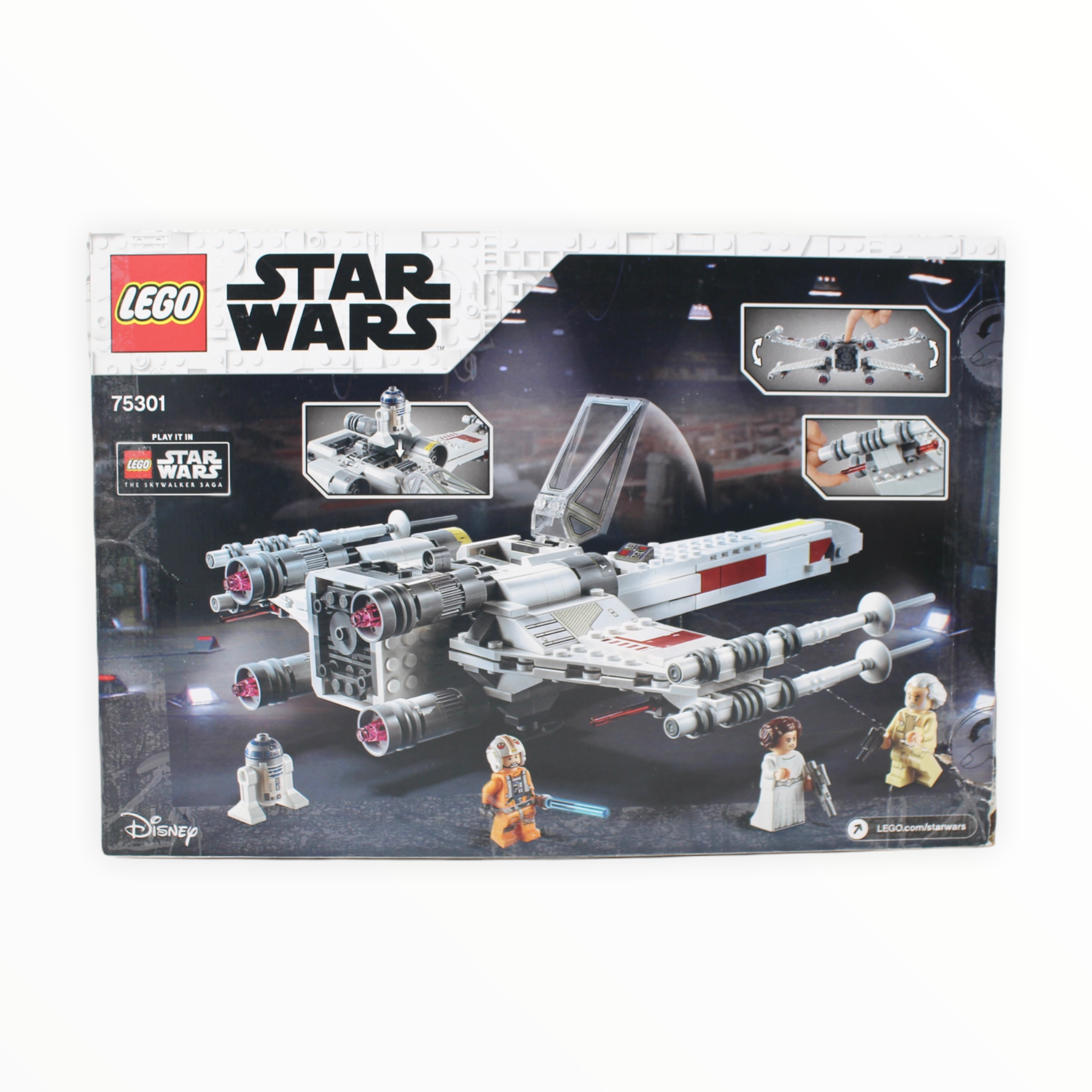 Star wars lego luke skywalker x wing sale