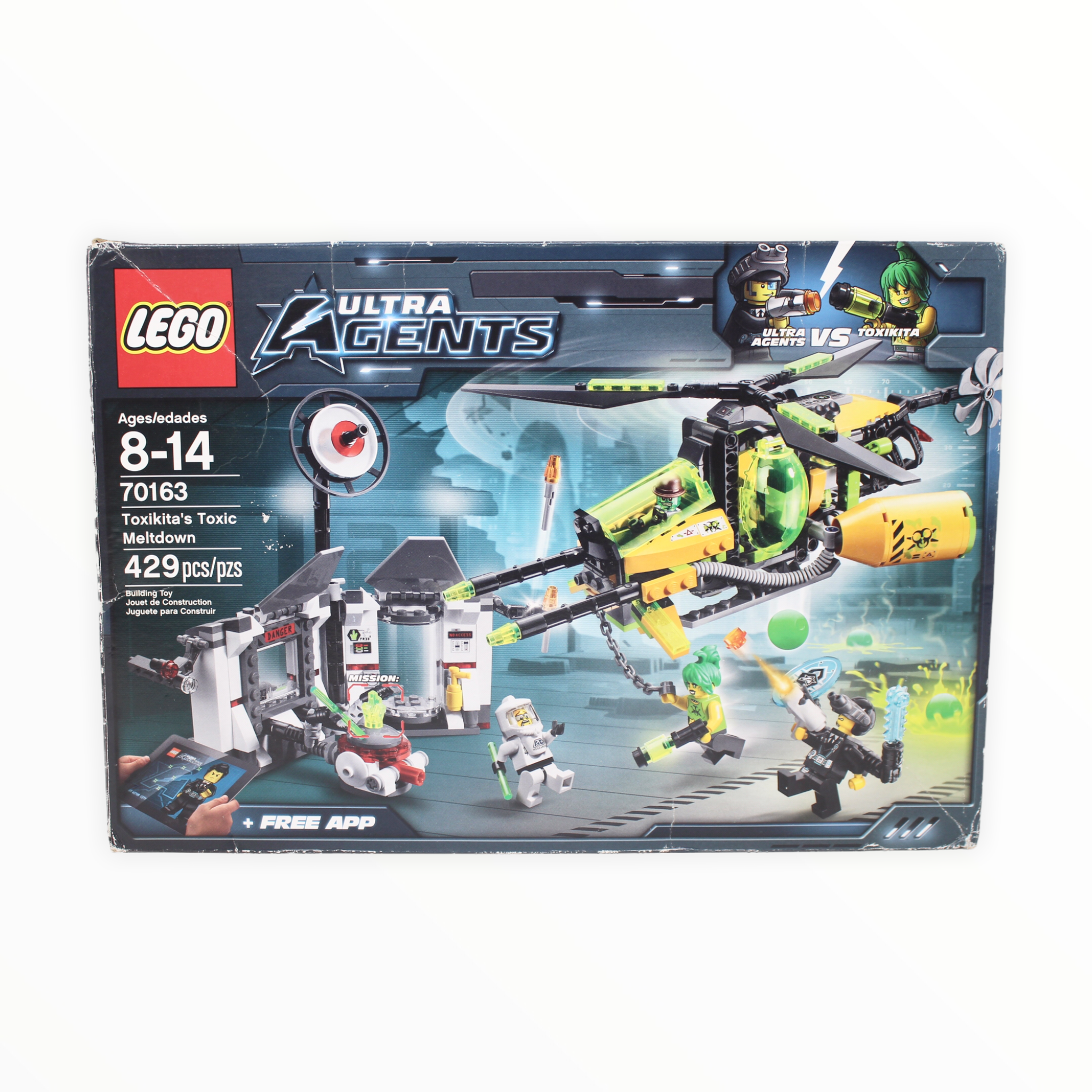 Certified Used Set 70163 Ultra Agents Toxikita’s Toxic Meltdown