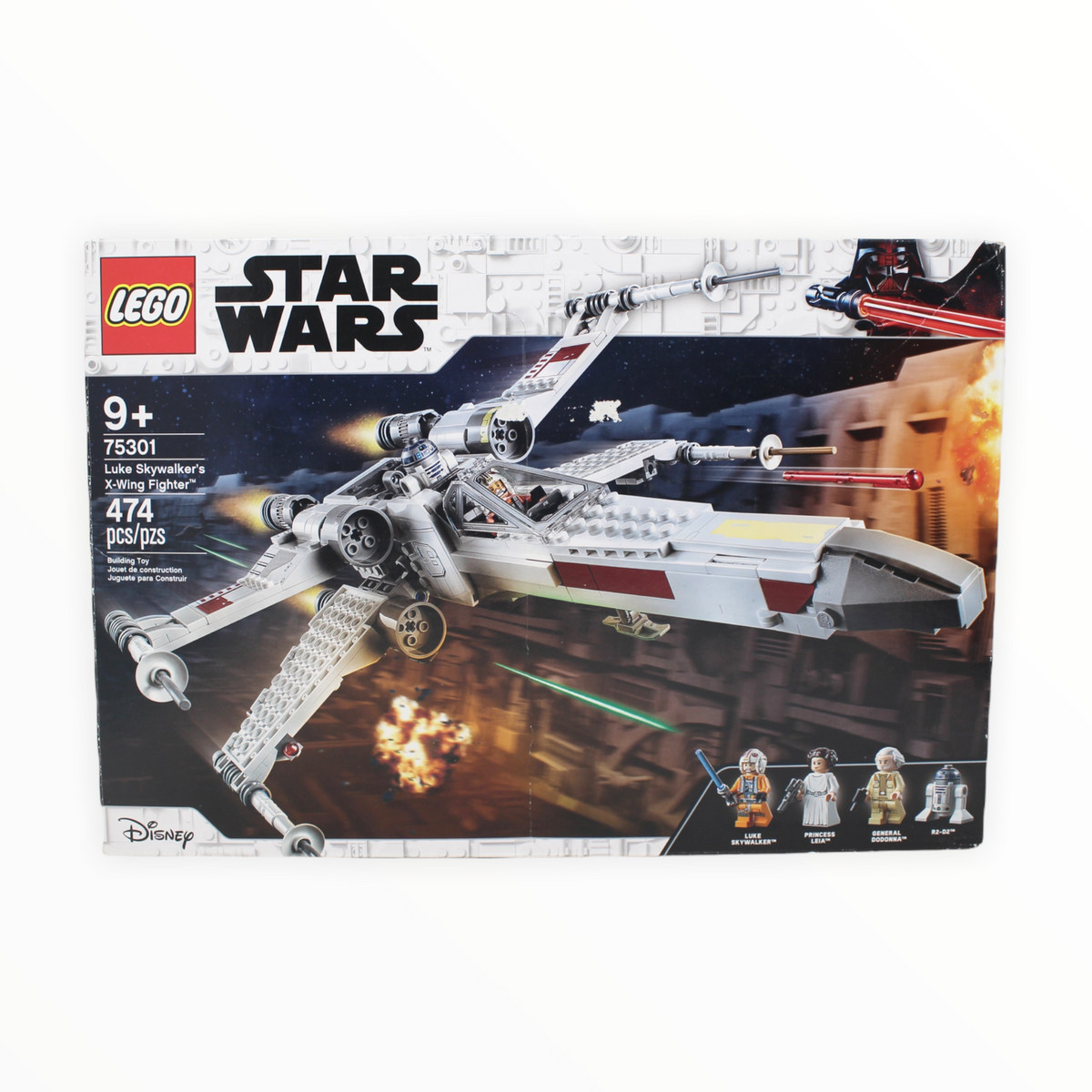 Lego star wars luke skywalker x wing fighter discount