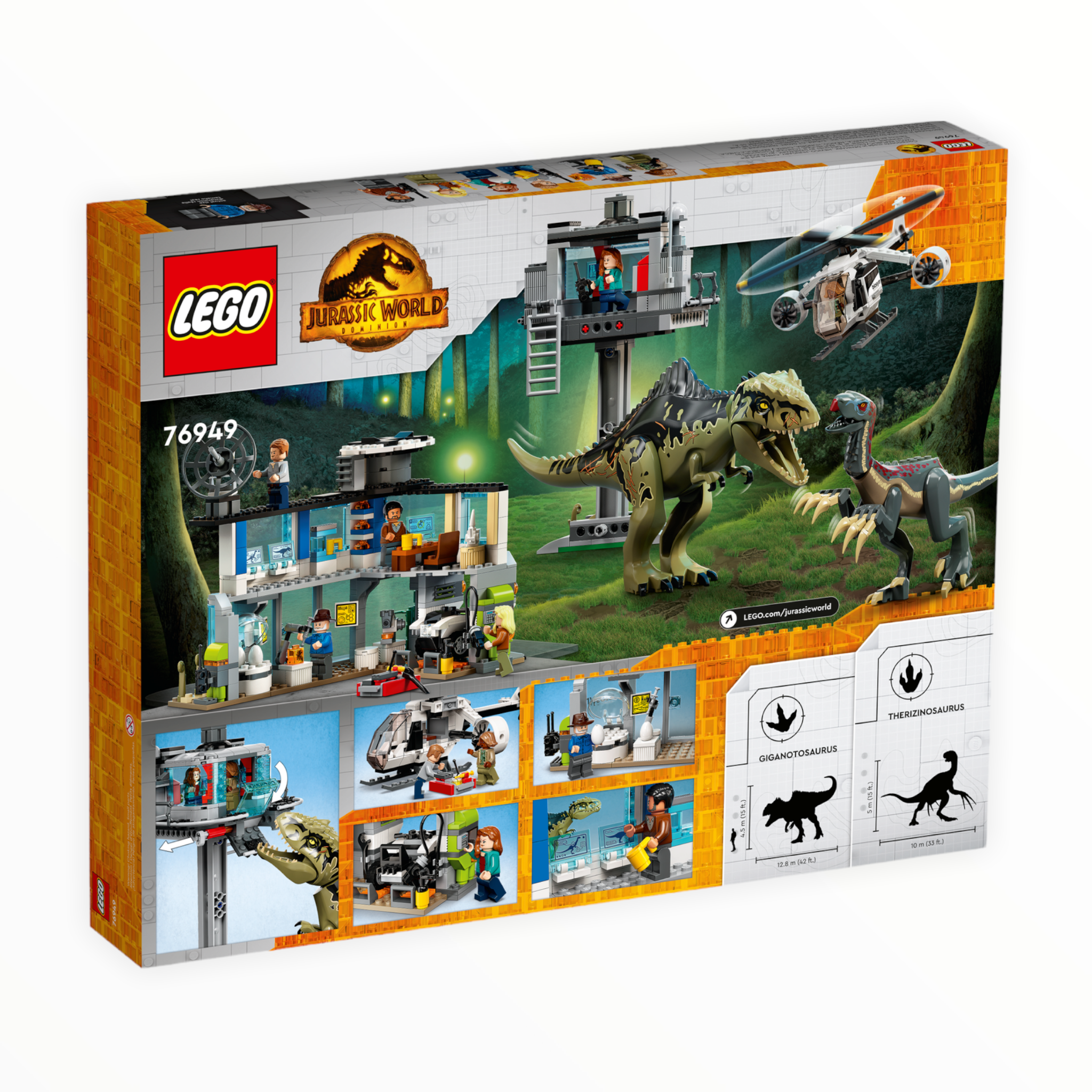 LEGO Jurassic World - 76949 Giganotosaurus & Therizinosaurus Attack -  Playpolis