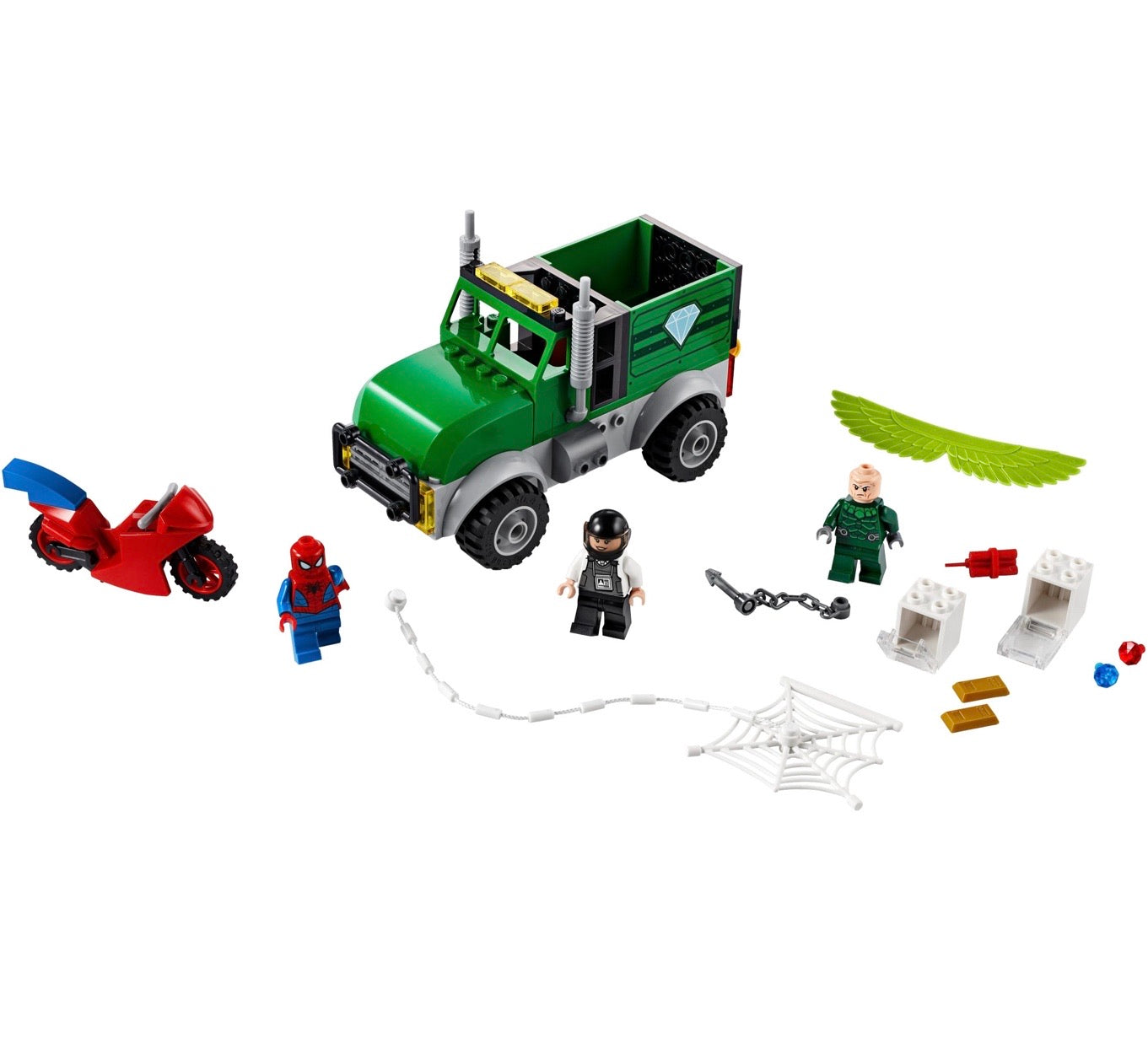 Retired Set 76147 Marvel Spider-Man Vultures Trucker Robbery