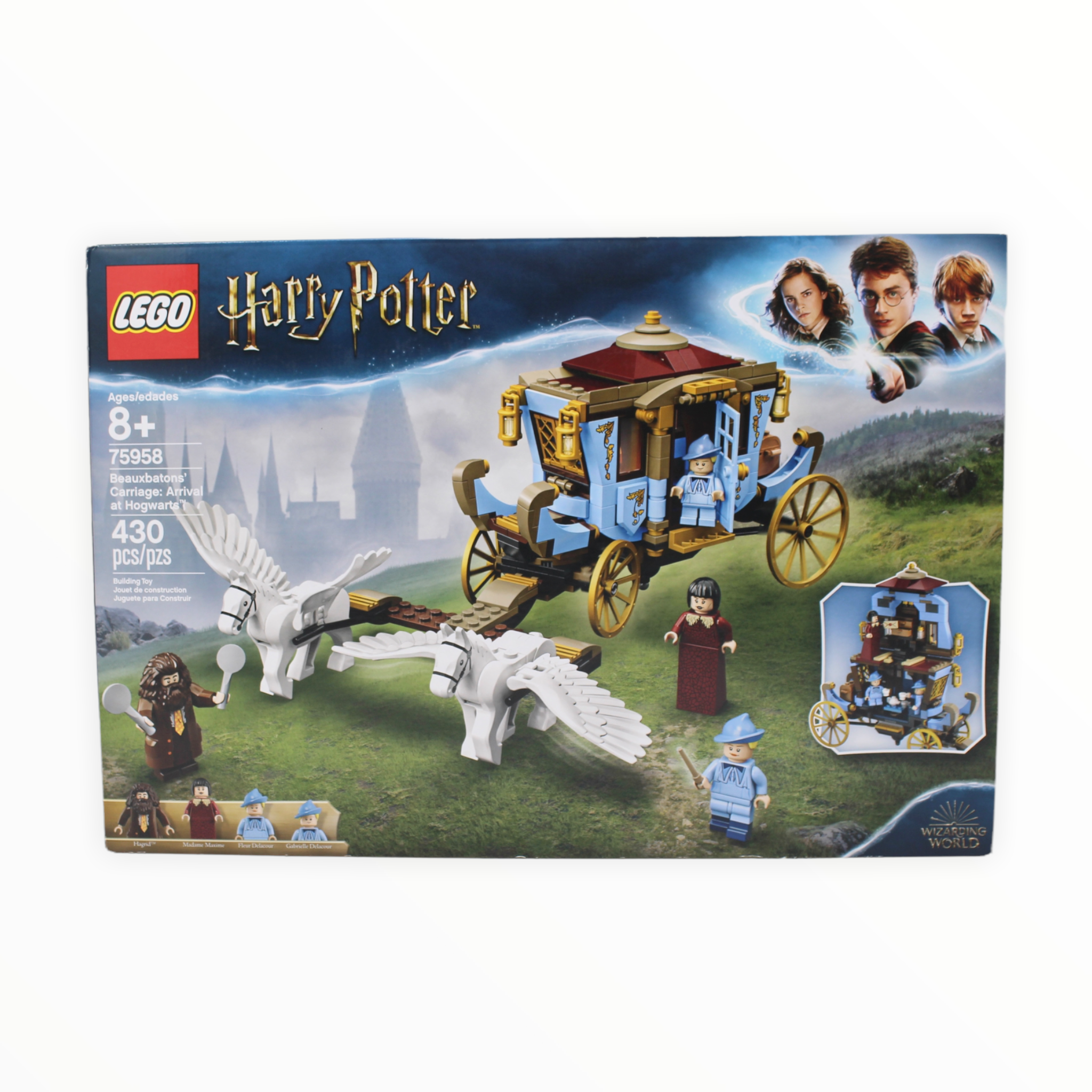 Retired Set 75958 Harry Potter Beauxbatons Carriage: Arrival at Hogwarts