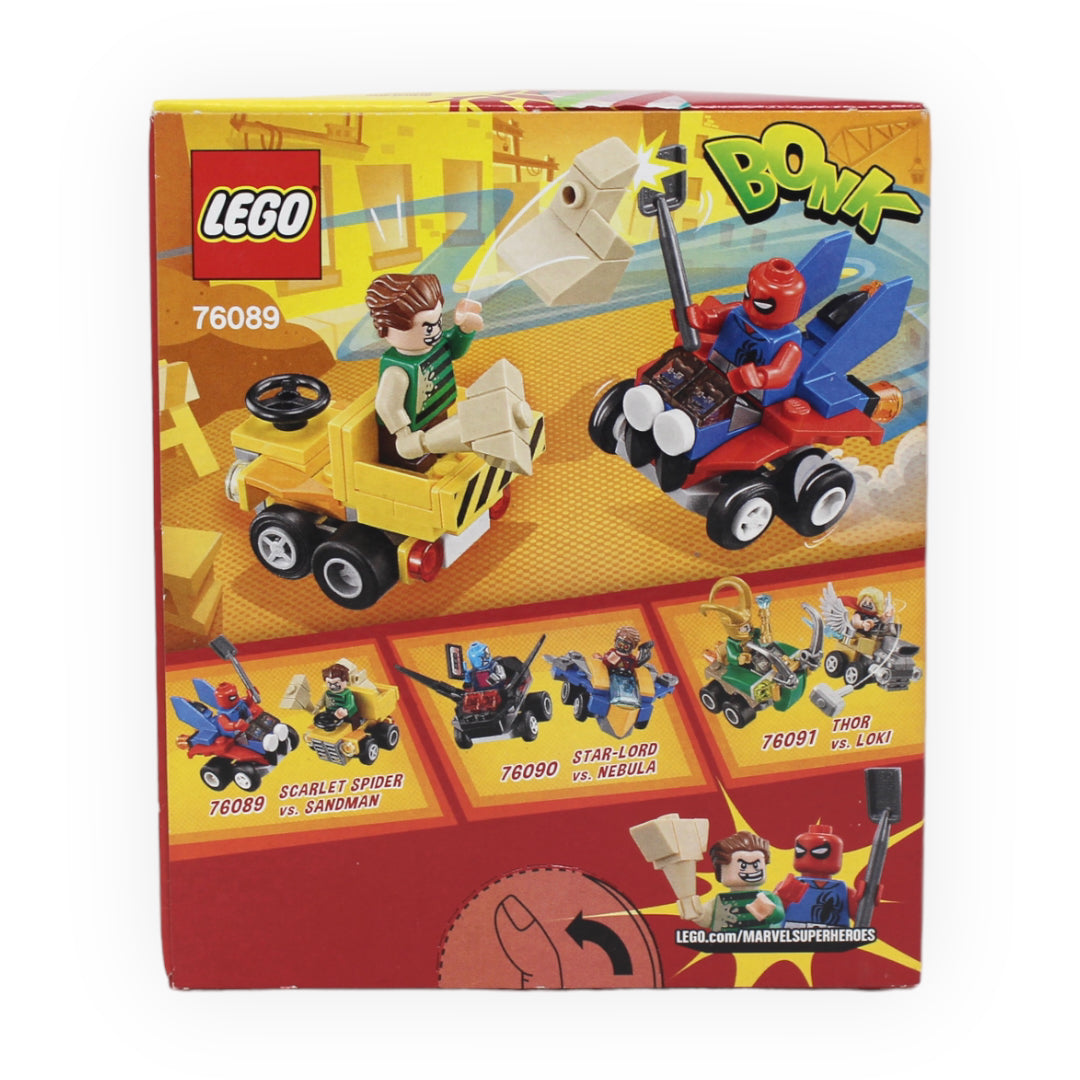 Retired Set 76089 Marvel Super Heroes Mighty Micros: Scarlet Spider vs. Sandman