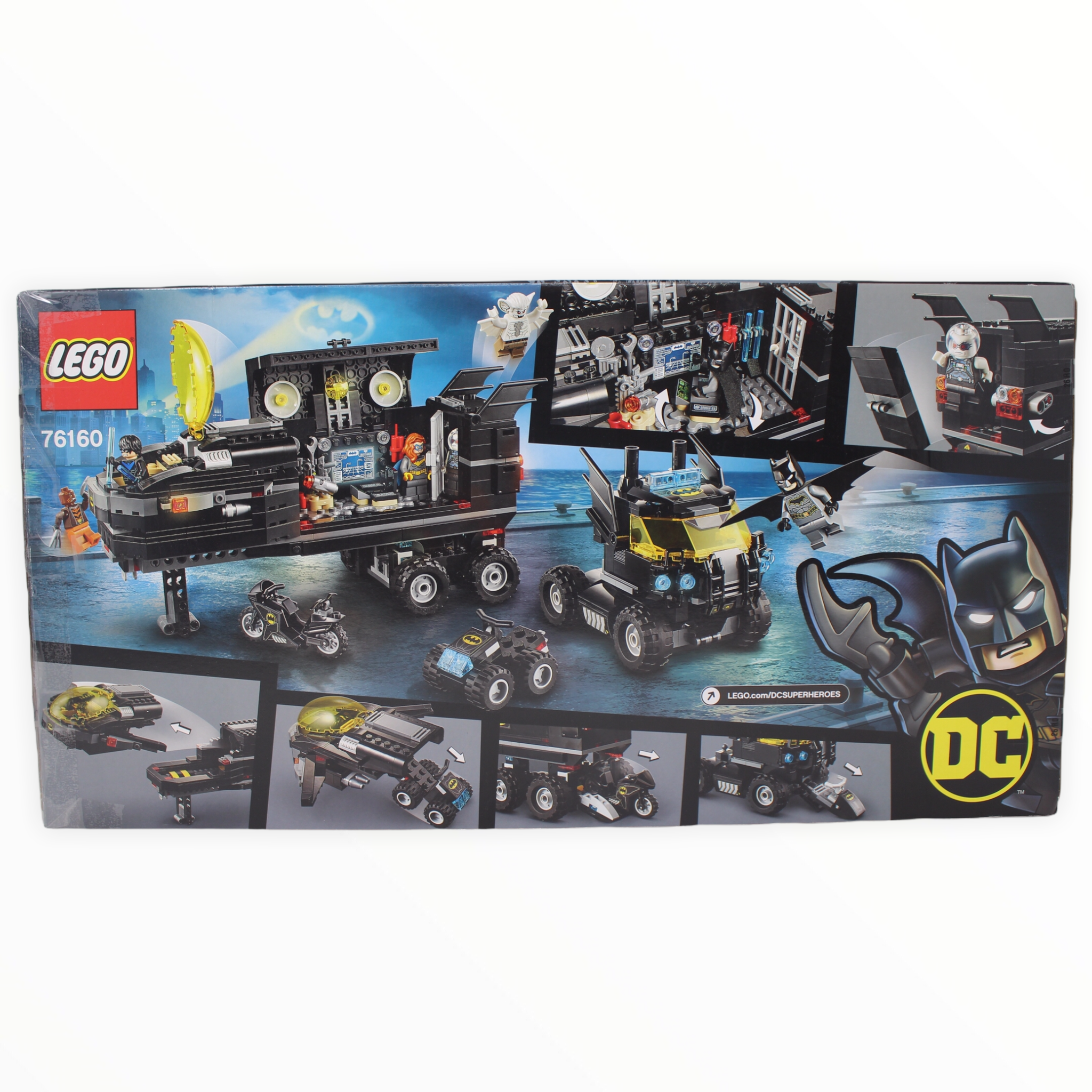 Certified Used Set 76160 Batman Mobile Bat Base