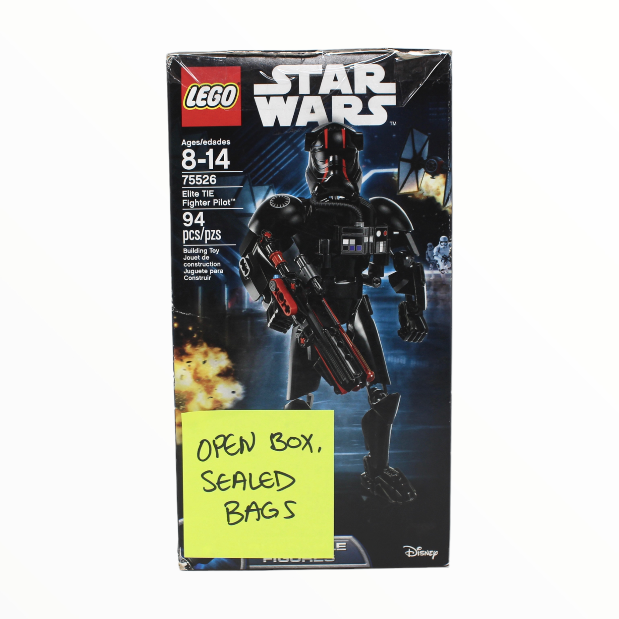Certified Used Set 75526 Star Wars Buildable Figures Elite TIE Fighter Pilot (open box, sealed bags)