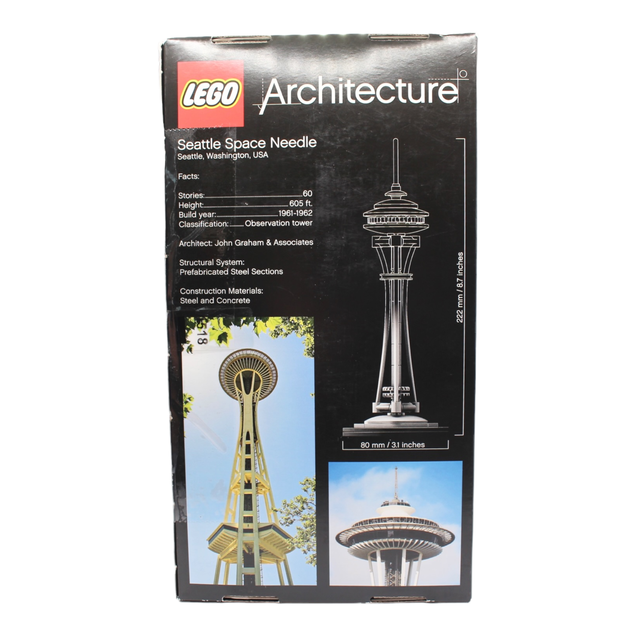 Certified Used Set 21003 Architecture Seattle Space Needle (signed)