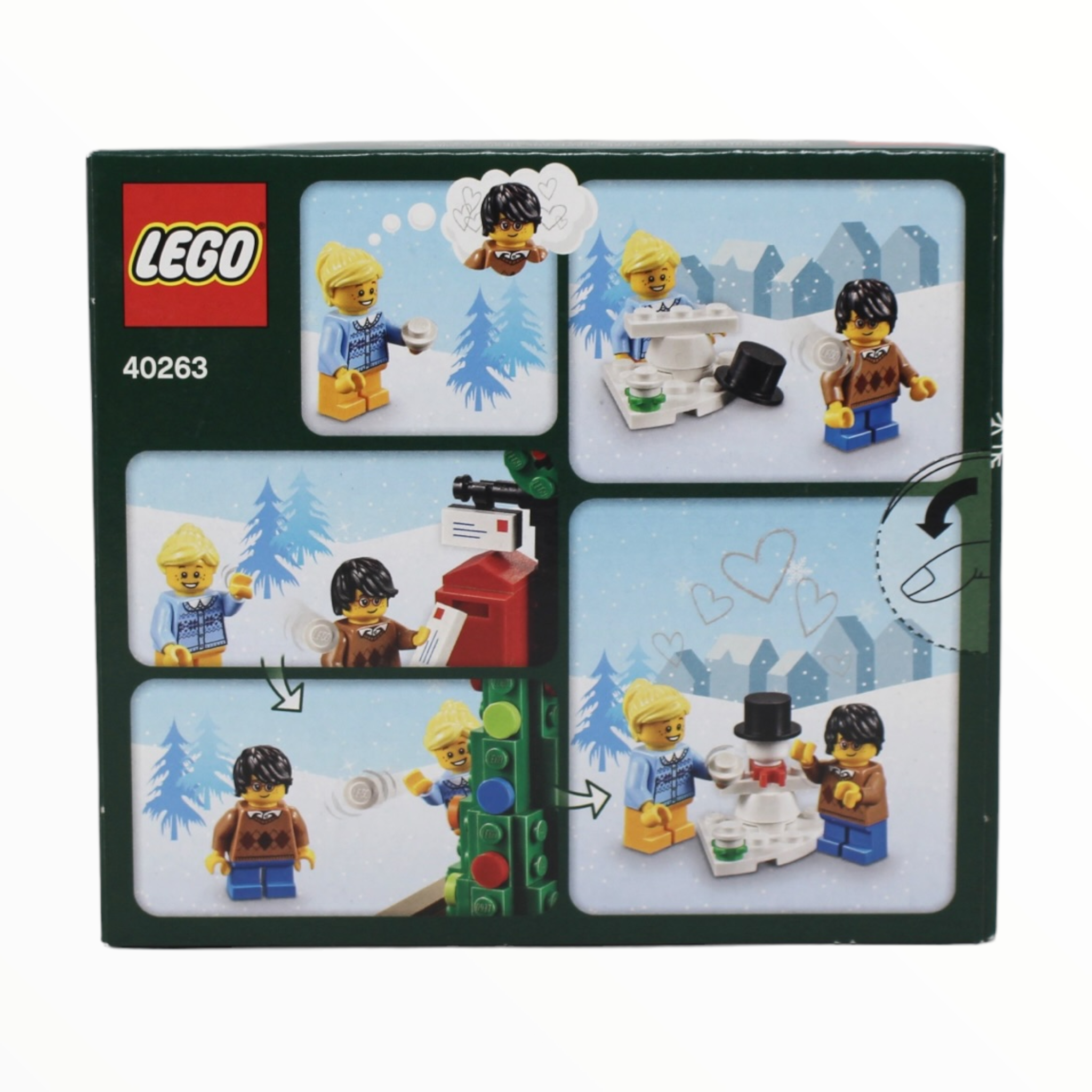 Retired Set 40263 LEGO Christmas Town Square