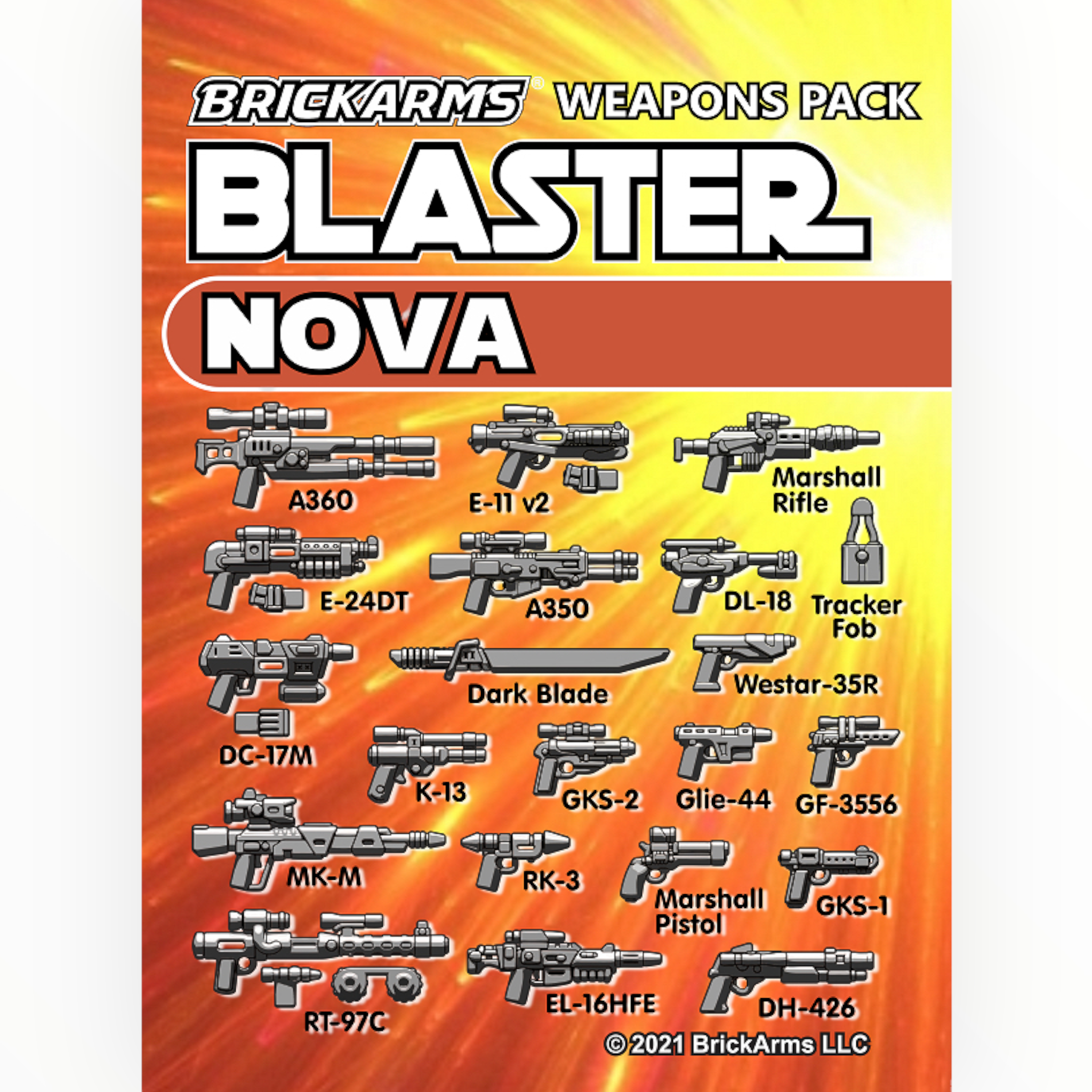 BrickArms Blaster Weapons Pack - Nova