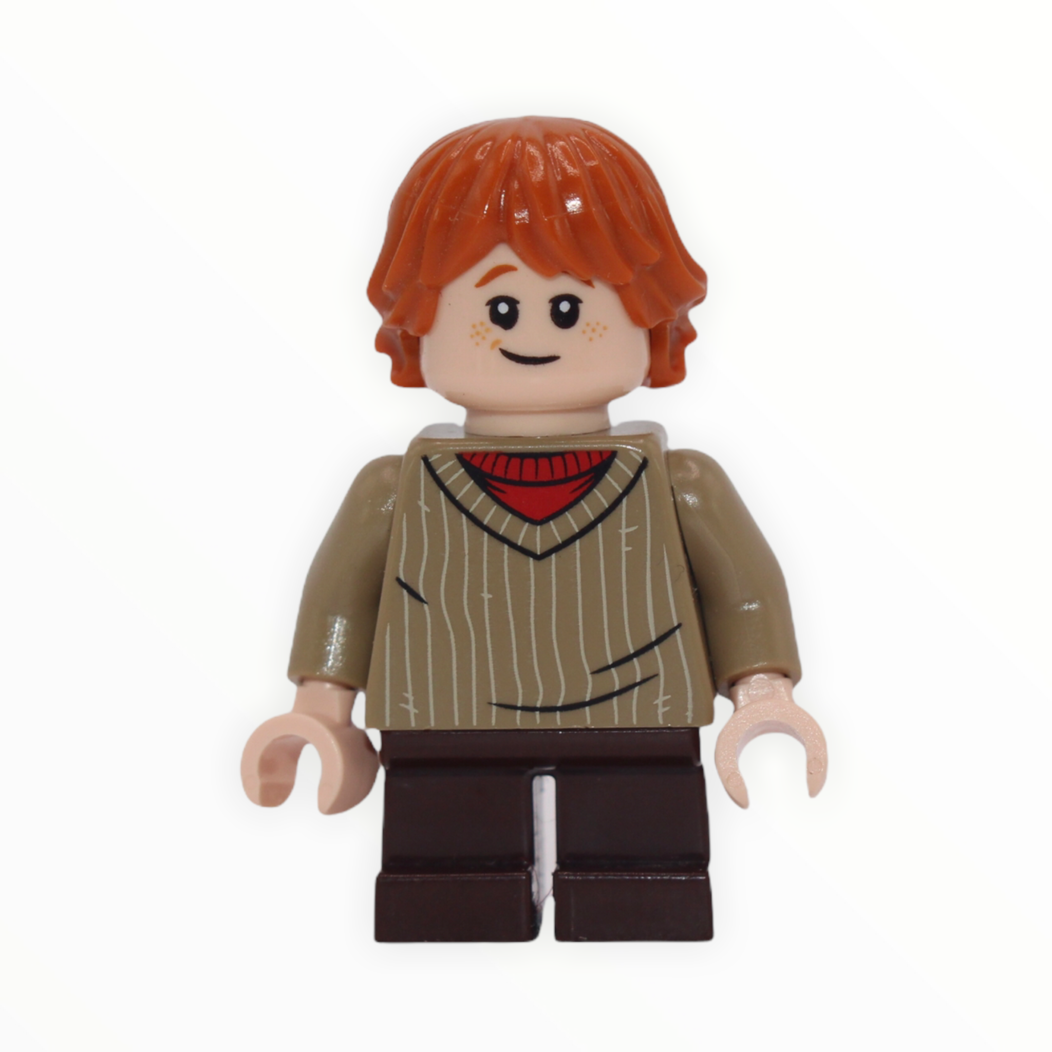 Ron Weasley (dark tan sweater, short dark brown legs)