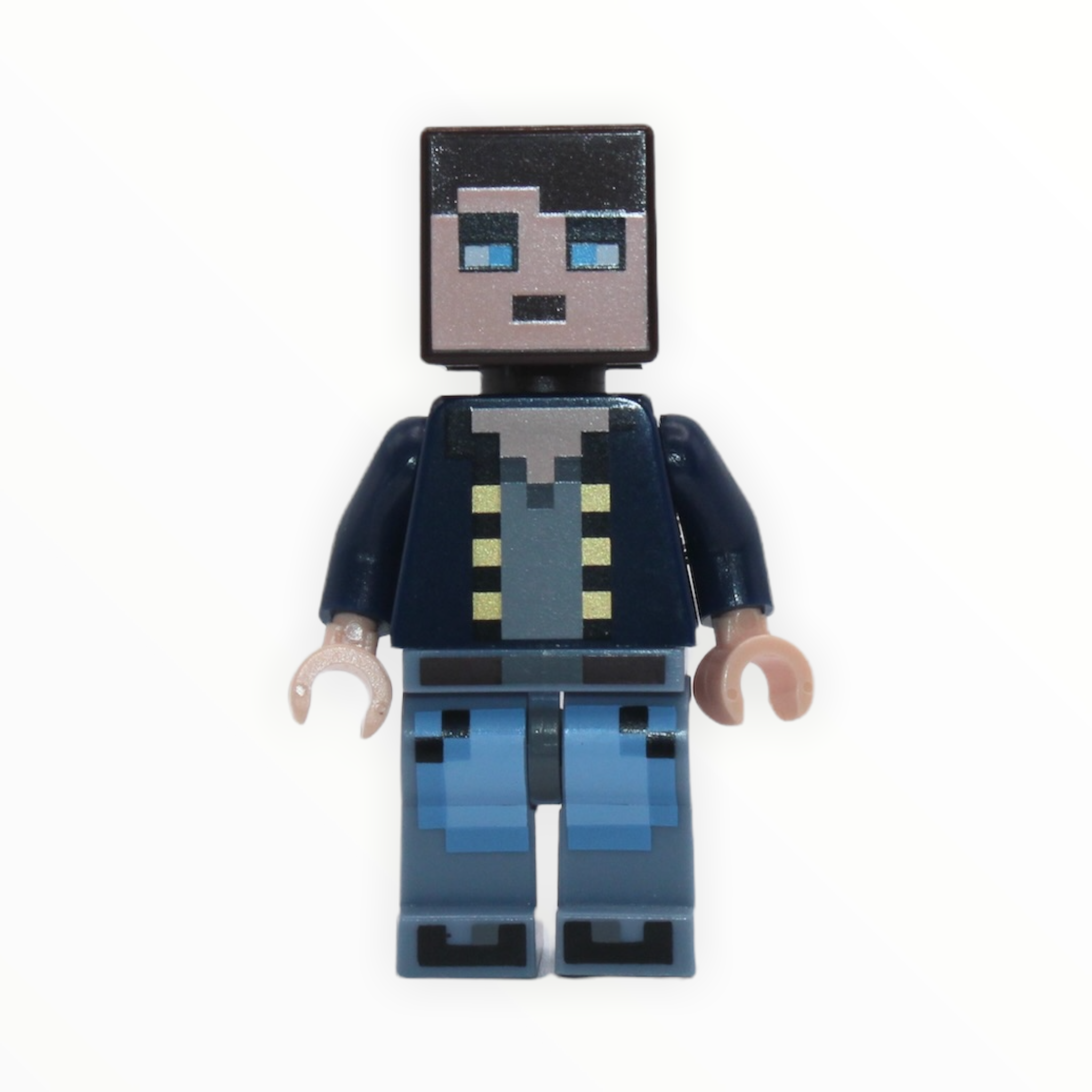 Minecraft Skin 8 (dark blue jacket, sand blue legs)