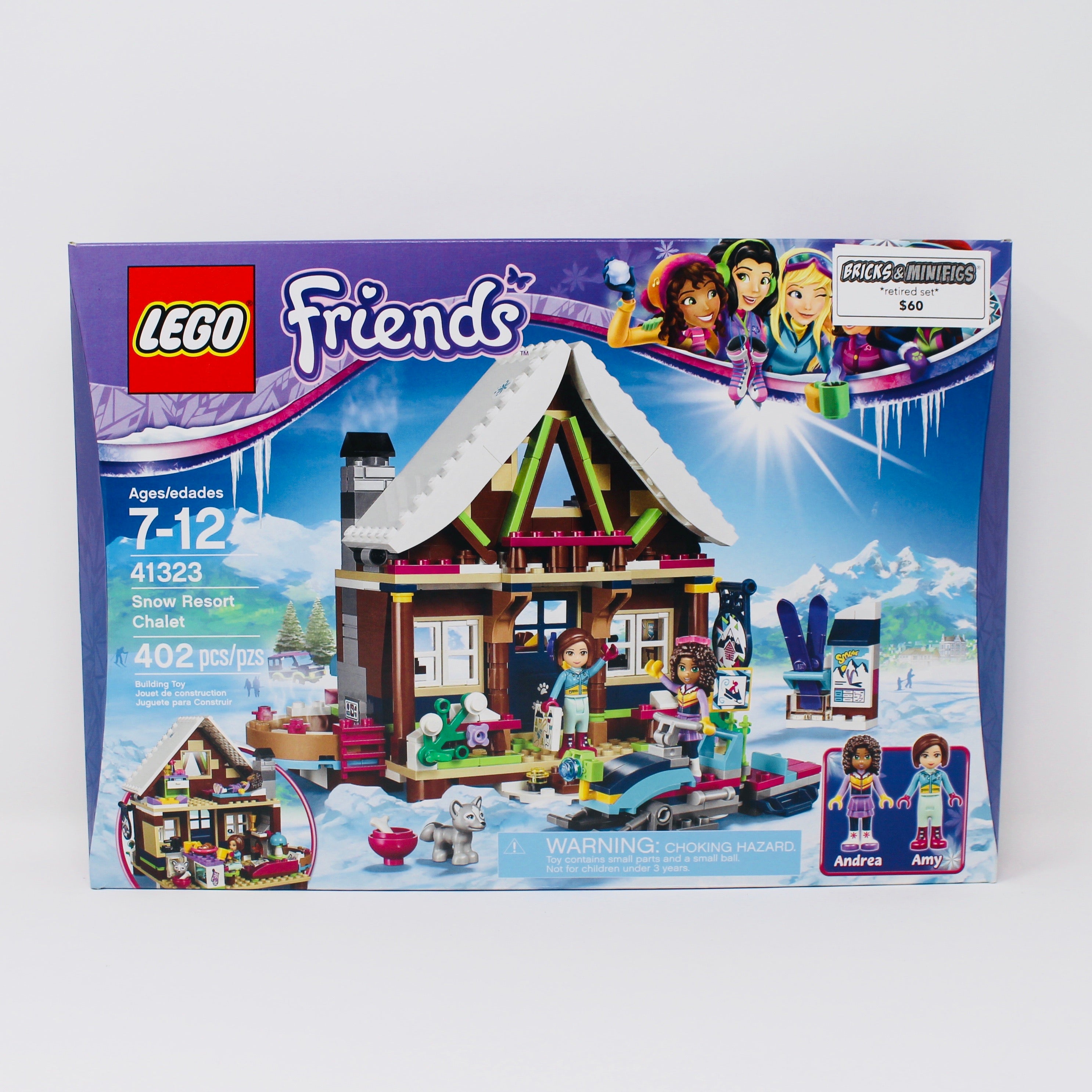Retired Set 41323 Friends Snow Resort Chalet