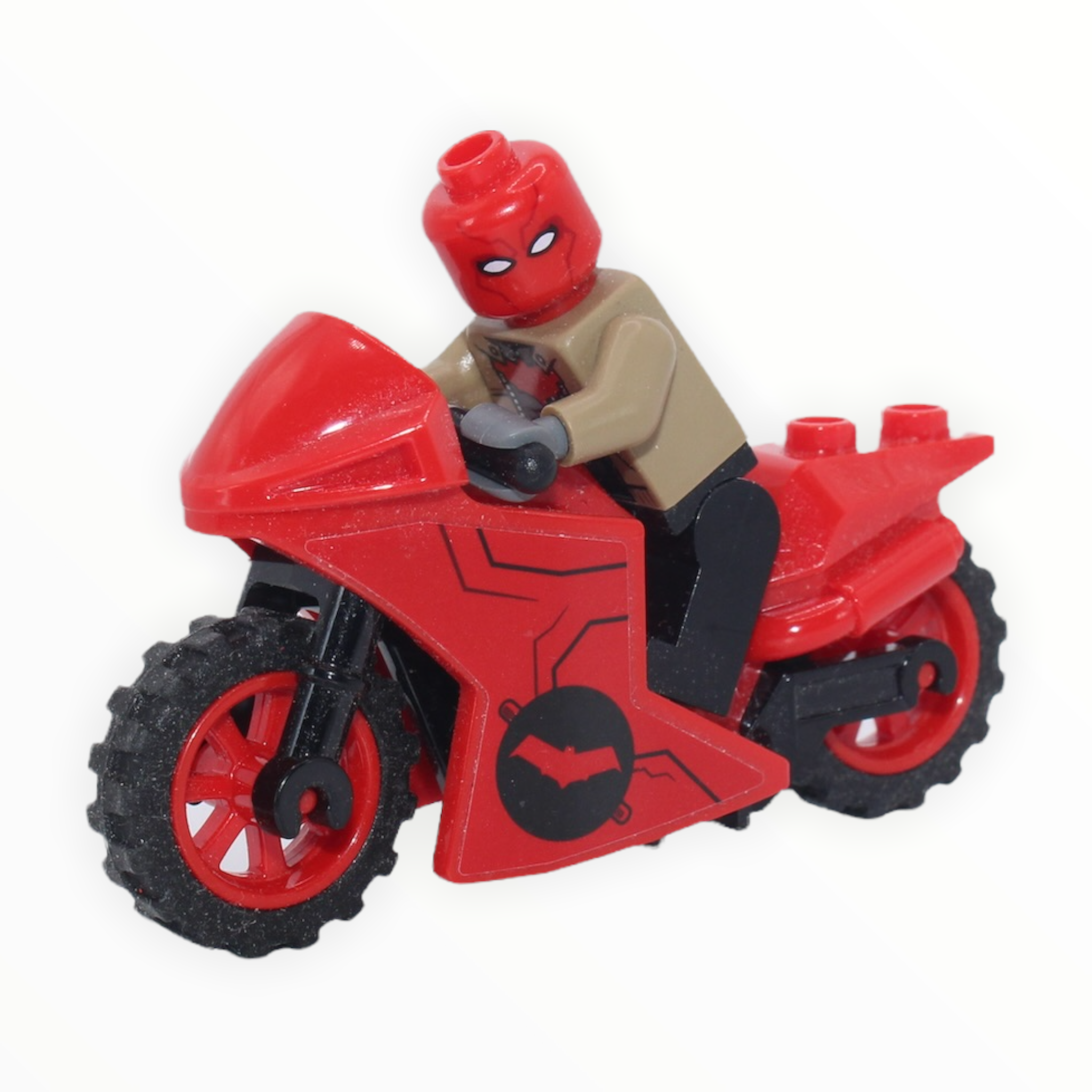 Red Hood with motorcycle (Jason Todd)