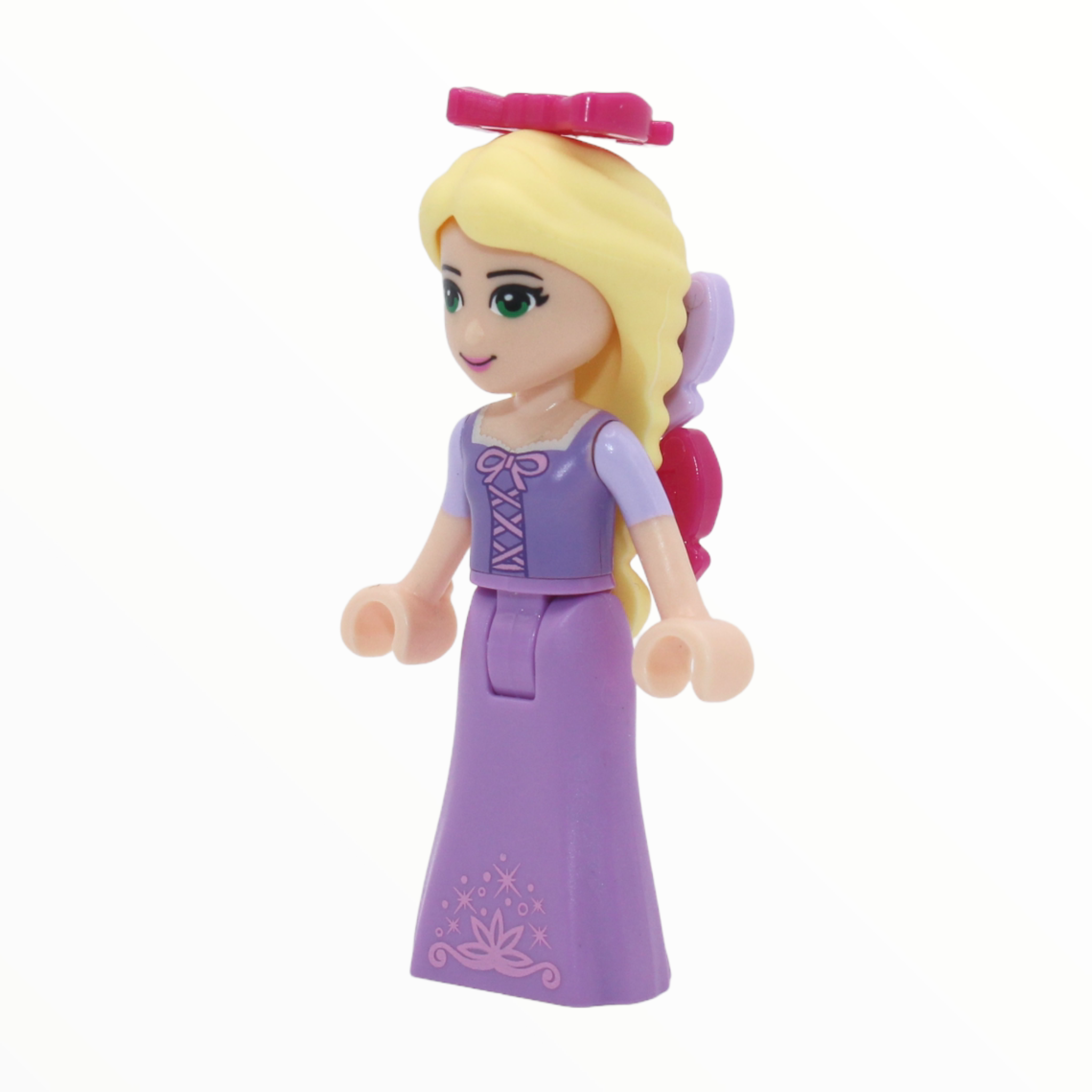 Rapunzel (with 3 bows, lavender top with lacing and bow)