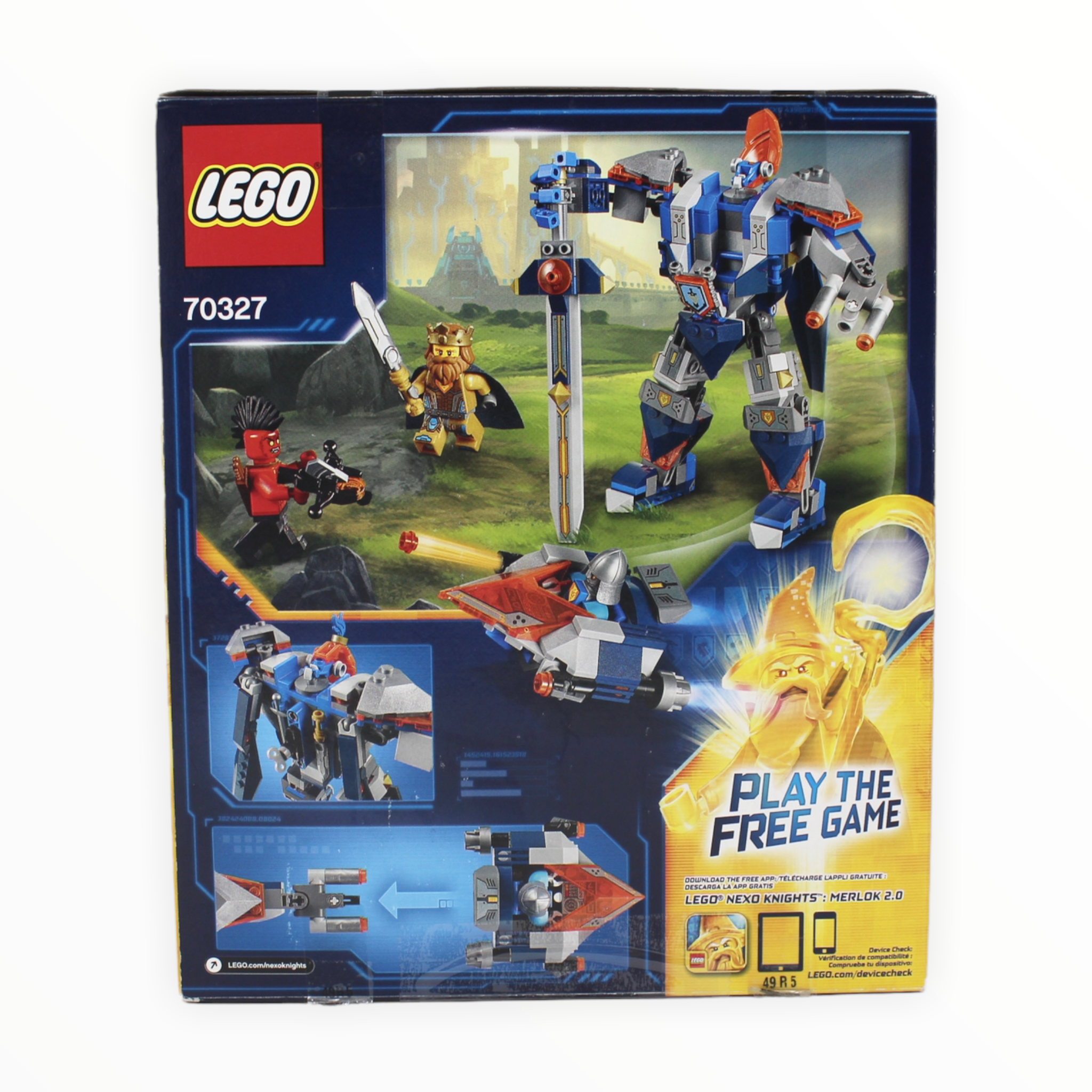 Certified Used Set 70327 Nexo Knights The King’s Mech