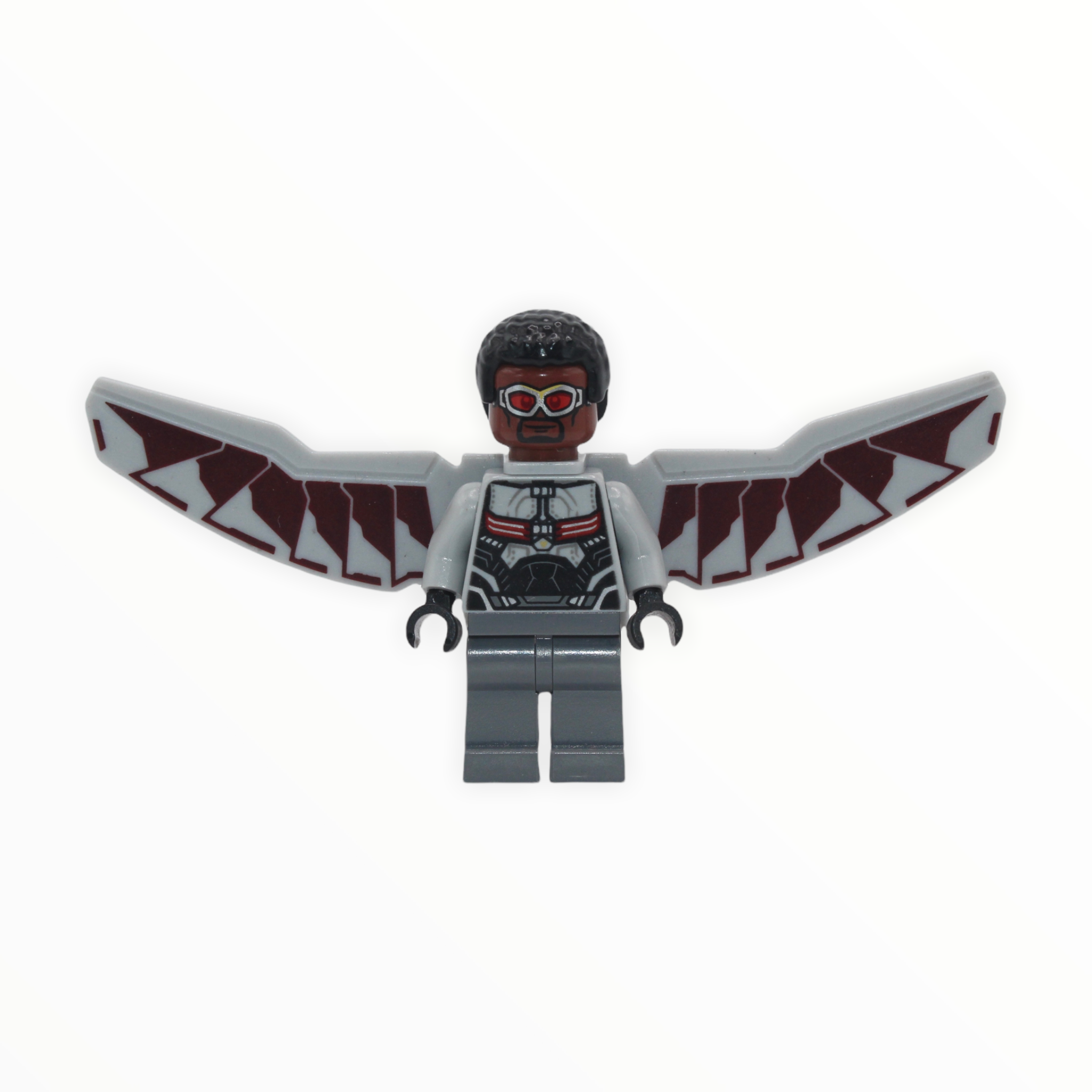 The Falcon (Civil War, light bluish gray outfit, wings, 2016)